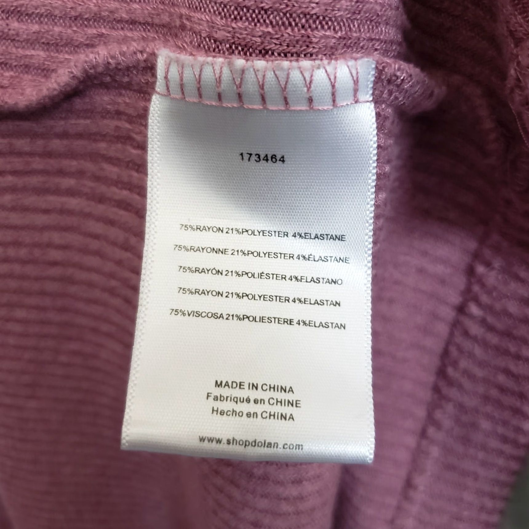 Vintage Dolan Womens Cardigan XL Purple Solid Ribbed Rayon Blend Open Front Sweater Size XL / US 12-14 / IT 48-50 - 6 Thumbnail