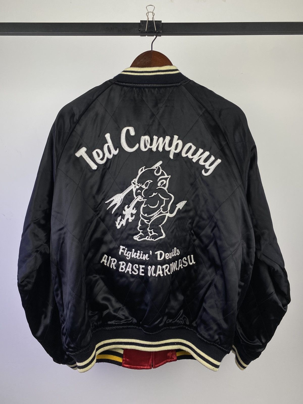 Tedman Tedman Company Embroidered Sukajan Satin Reversible Jacket Size US M / EU 48-50 / 2 - 1 Thumbnail