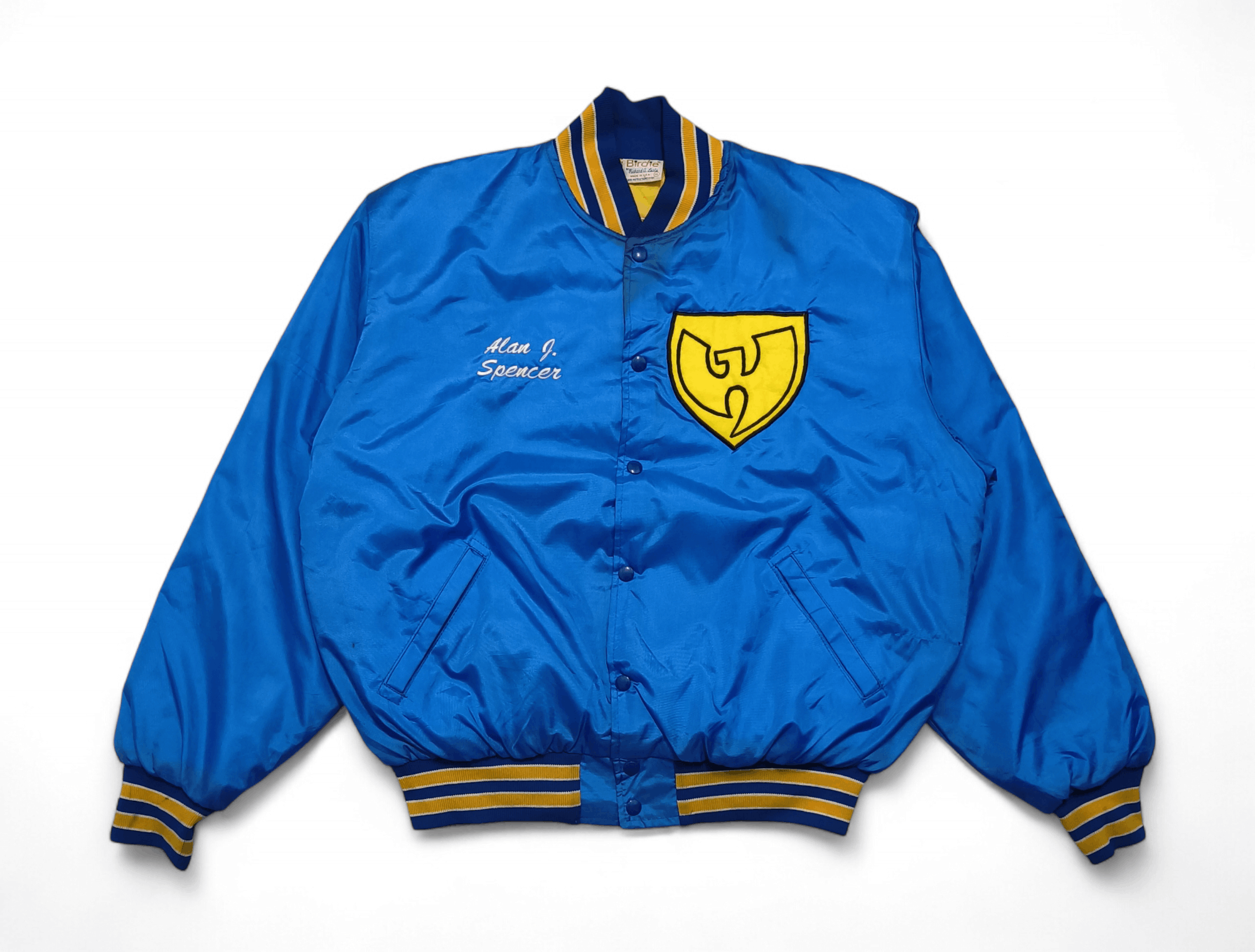Other Vintage Birdie Varsity Jacket Custom Patch W Clan Hip Hop Size US XL / EU 56 / 4 - 2 Thumbnail