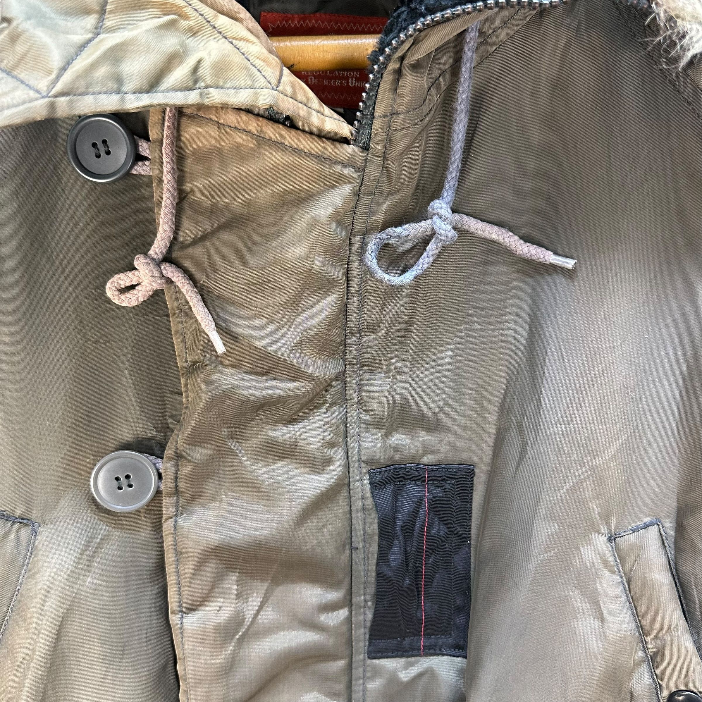Avirex AVIREX Officer Uniform Parka Hoodie Jacket #A65-1568 Size US L / EU 52-54 / 3 - 3 Thumbnail