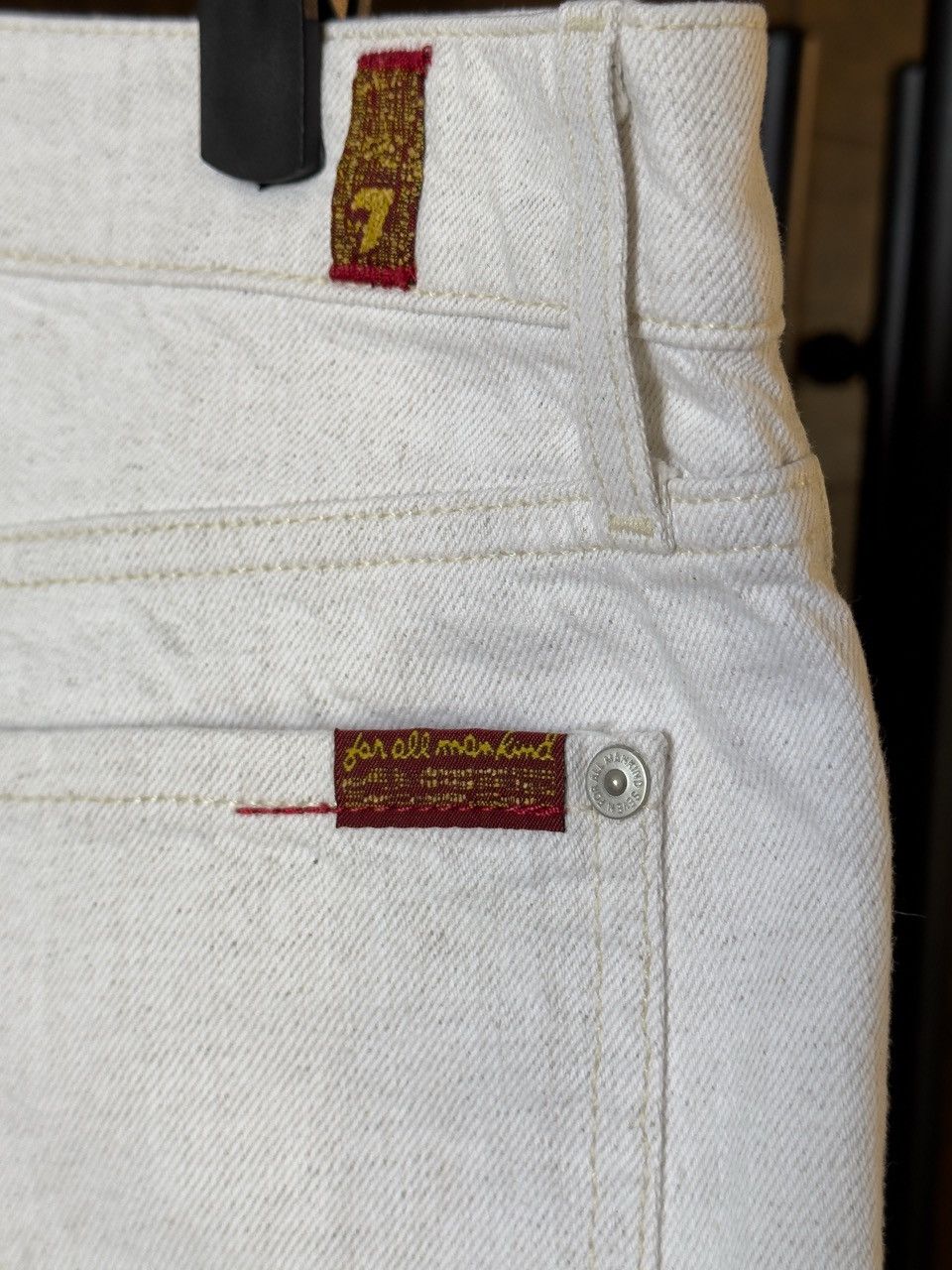 7 For All Mankind 7 for all Mankind Slimmy Jeans - White - Size 32 Size US 32 / EU 48 - 6 Thumbnail