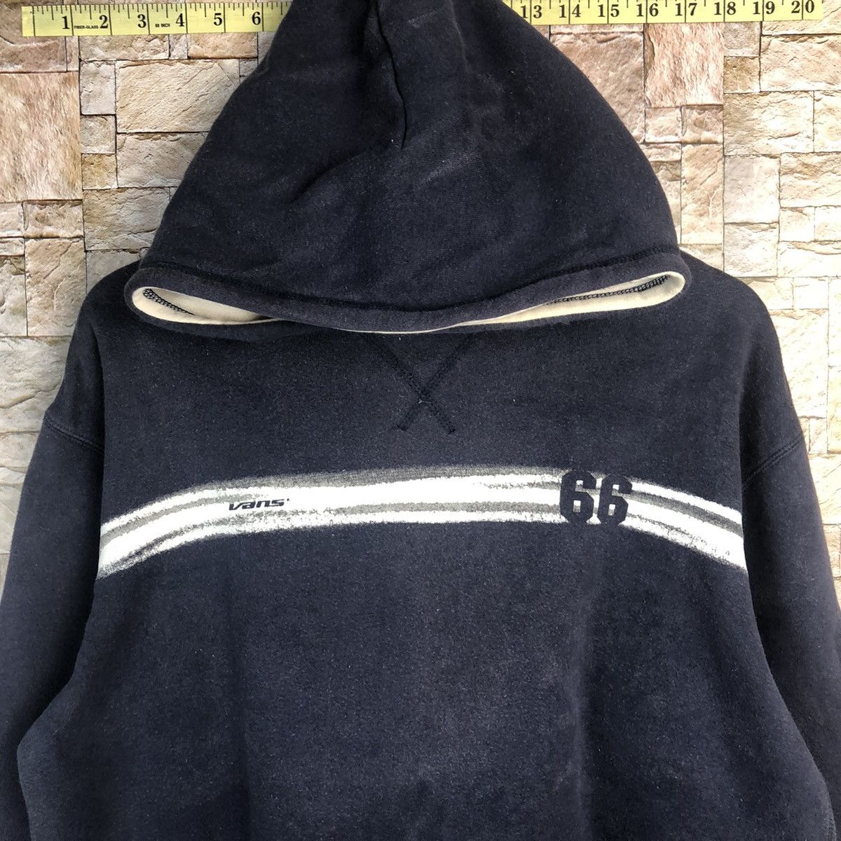 Vans Vans vintage Dark Blue sweatshirt Hoodie #A205 Size US L / EU 52-54 / 3 - 5 Thumbnail