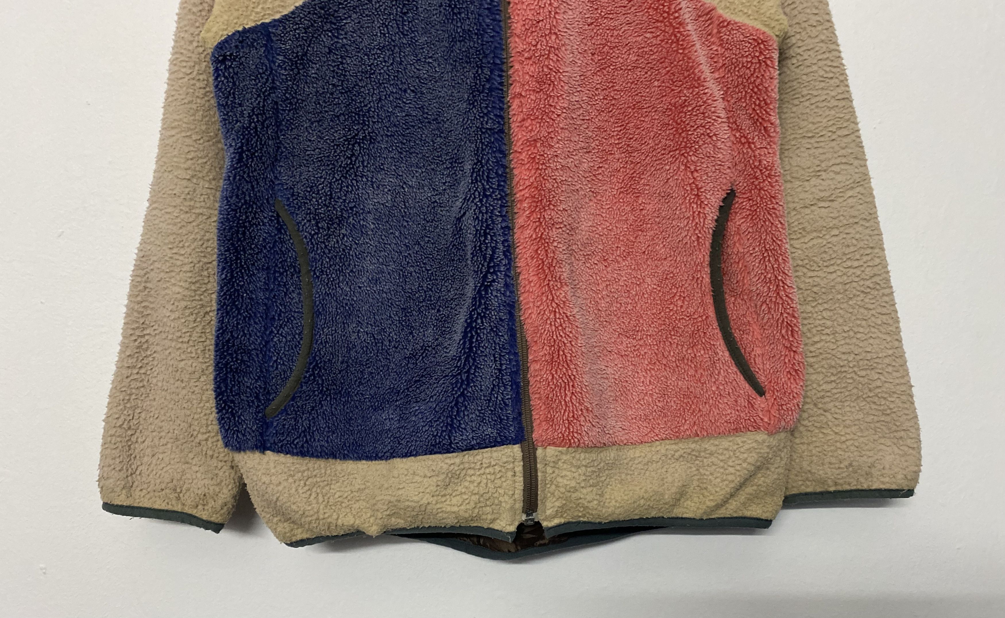 go slow caravan Go Slow Caravan Japan Outdoor Fleece Hoodie Colorblock Size M / US 6-8 / IT 42-44 - 4 Thumbnail