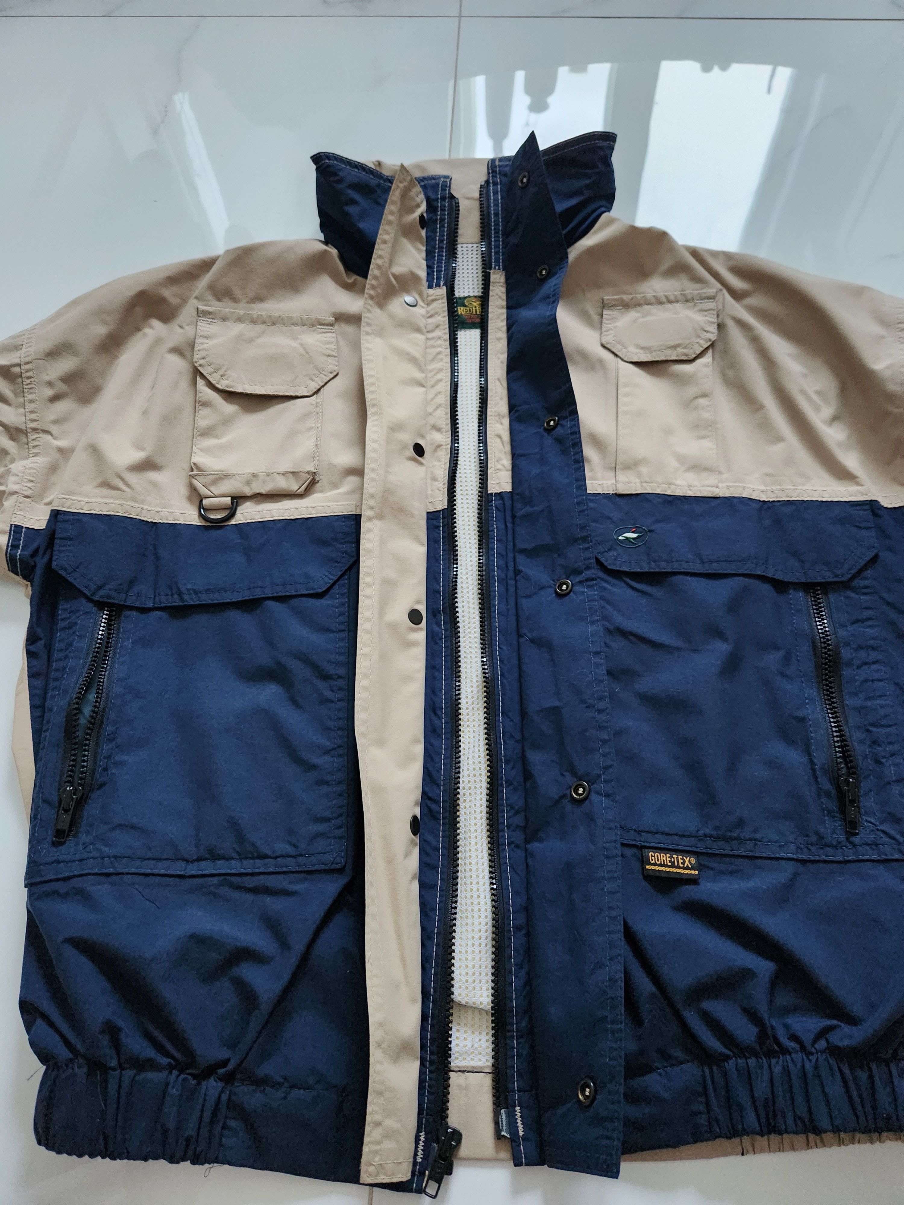 Other Vintage Gore-Tex Cropped Colour-Block High Neck Jacket Size US M / EU 48-50 / 2 - 4 Thumbnail