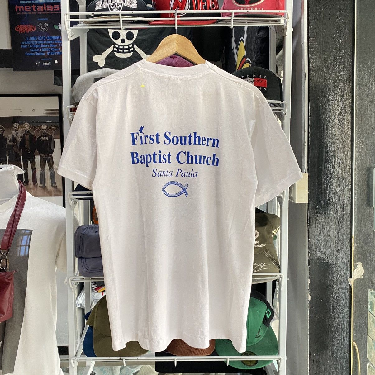 Vintage 🔥RELIGION🔥 Vintage First Southern Baptist Church Tee Size US L / EU 52-54 / 3 - 2 Thumbnail