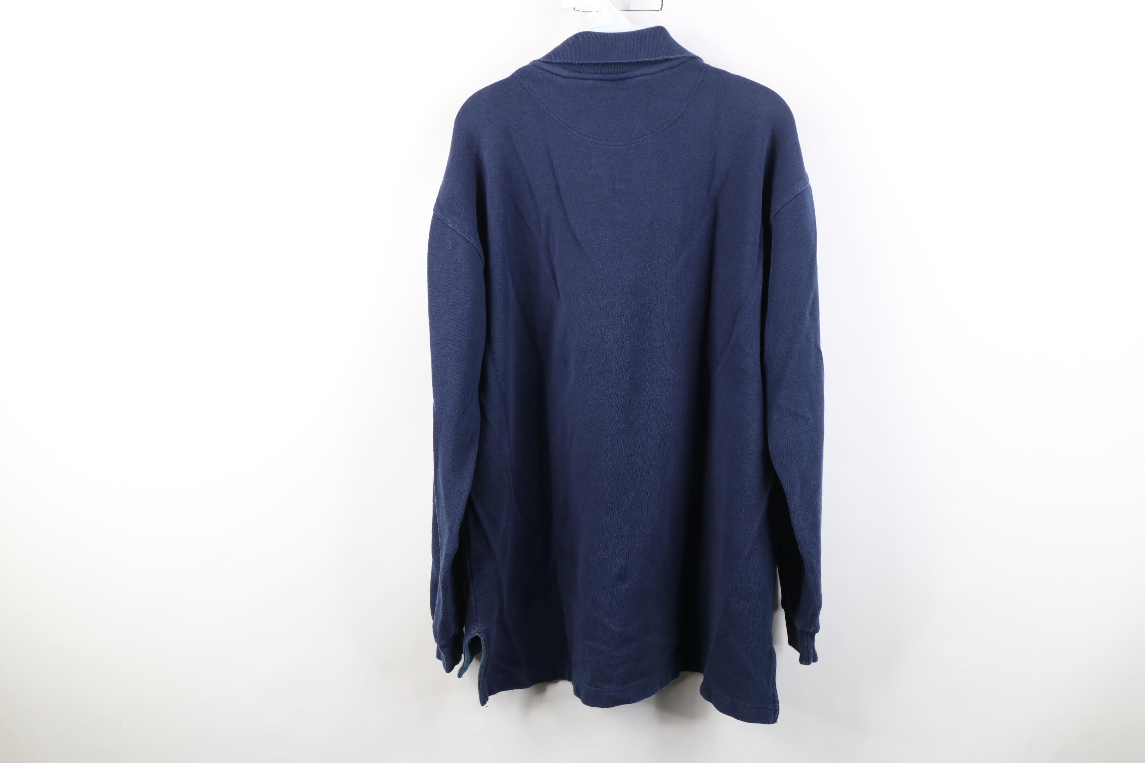 Vintage Vintage 90s Streetwear Heavyweight Long Sleeve Polo Shirt Size US XL / EU 56 / 4 - 13 Thumbnail