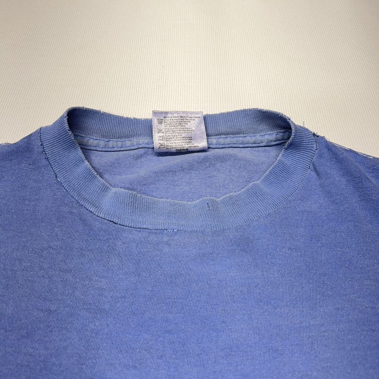 Vintage VTG Surf Shop Tee Shirt Blue Oneita Faded Single Stitch Size US XL / EU 56 / 4 - 7 Thumbnail