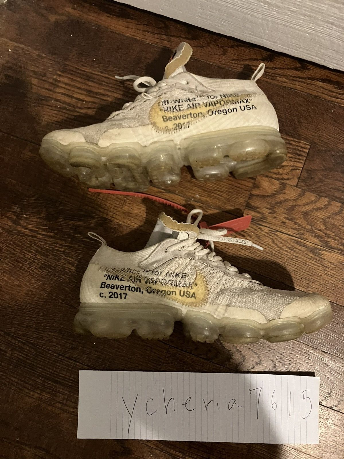 Nike × Off-White off white nike vapormax Size US 8 / EU 41 - 4 Thumbnail