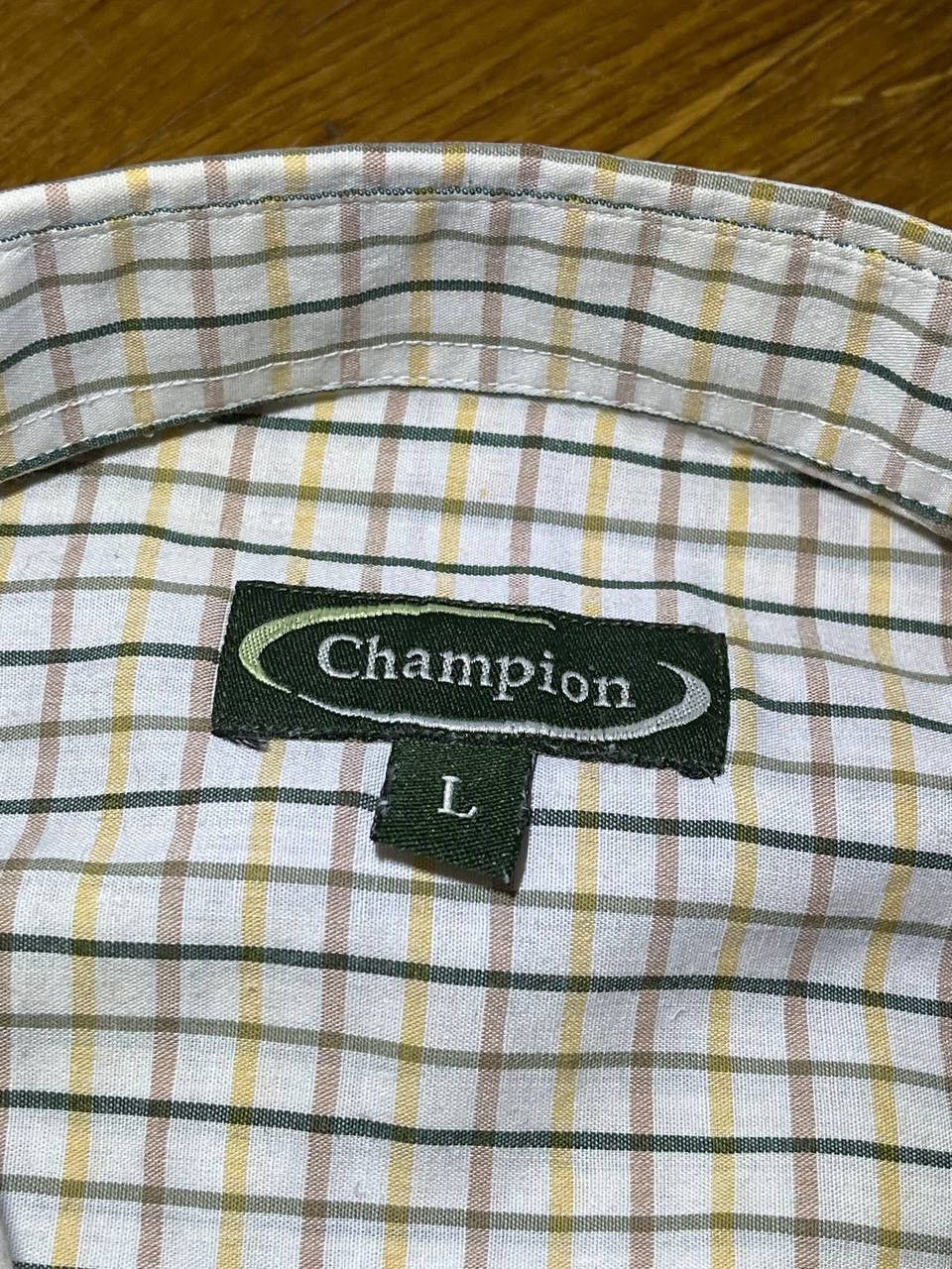 Champion Vintage Champion basic check shirt Size US L / EU 52-54 / 3 - 3 Thumbnail