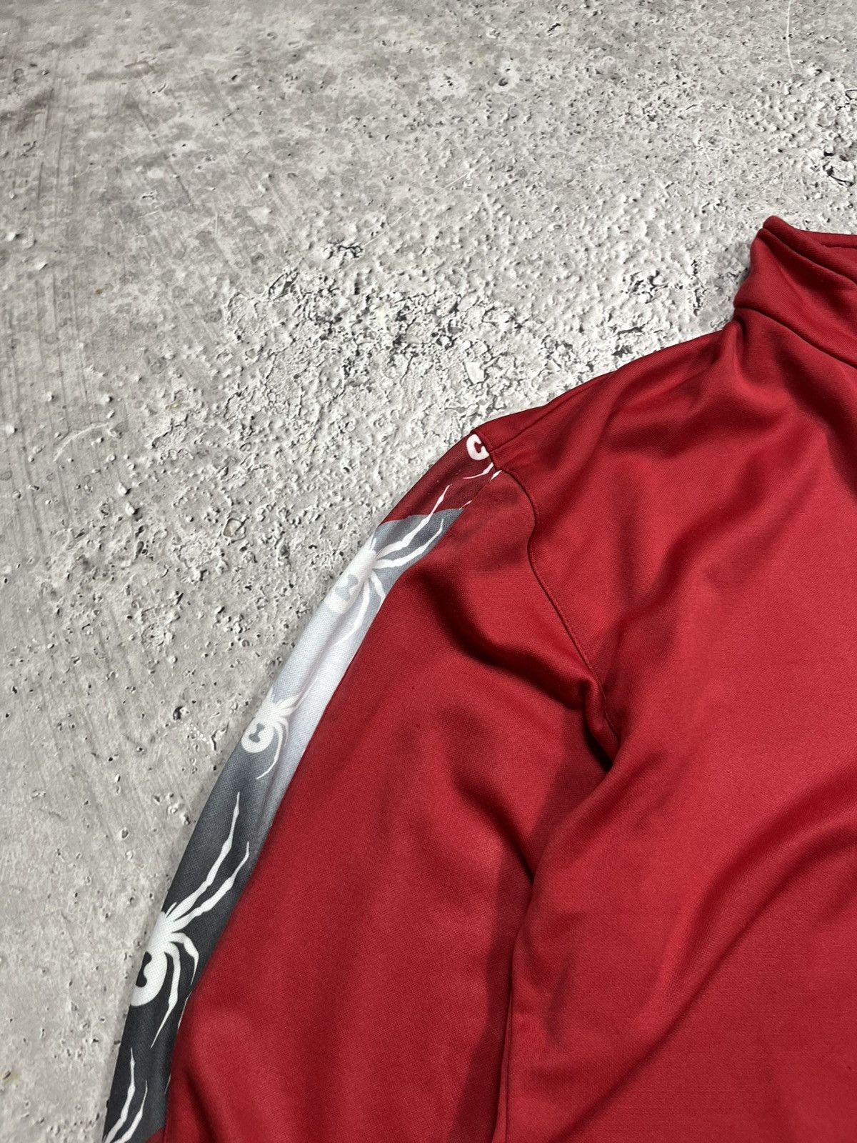 Spyder Spyder Red Quarter Zip Pullover Spider Graphic Long Sleeve S Size US S / EU 44-46 / 1 - 9 Thumbnail