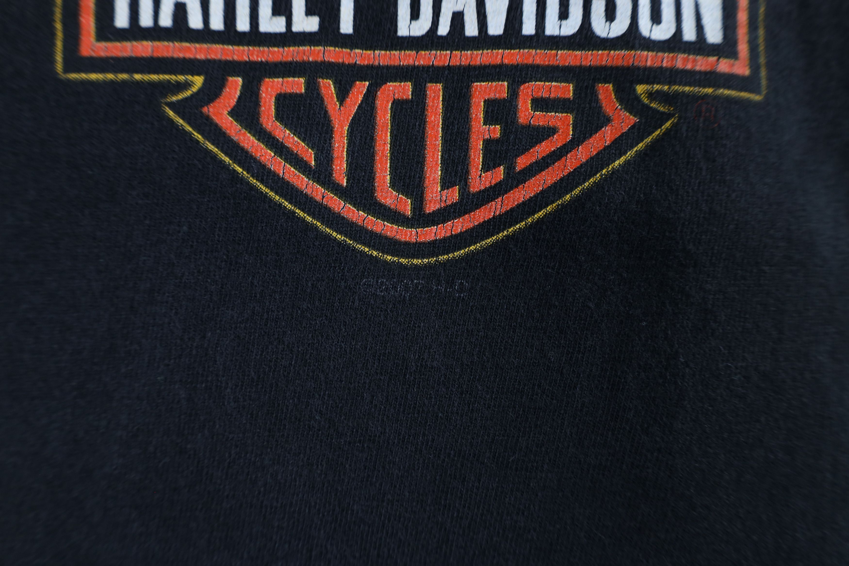 Harley Davidson × Vintage Vintage Y2K Harley Davidson Cedar Point T-Shirt Black USA Size US S / EU 44-46 / 1 - 5 Thumbnail