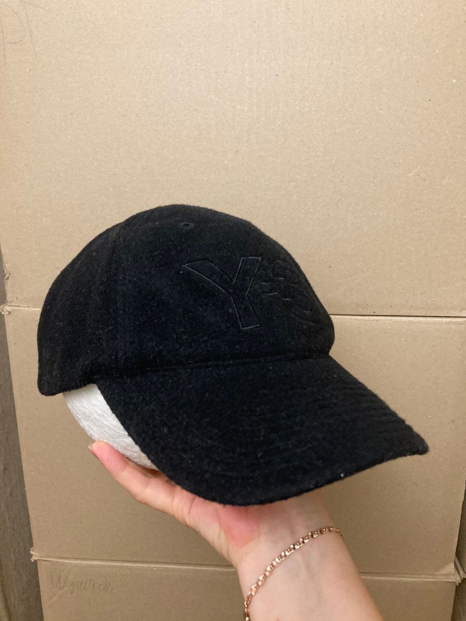 Yohji Yamamoto VINTAGE YOHJI YAMAMOTO Y-3 CAP HAT Y2K JAPANESE AVANT GARDE Size ONE SIZE - 3 Thumbnail