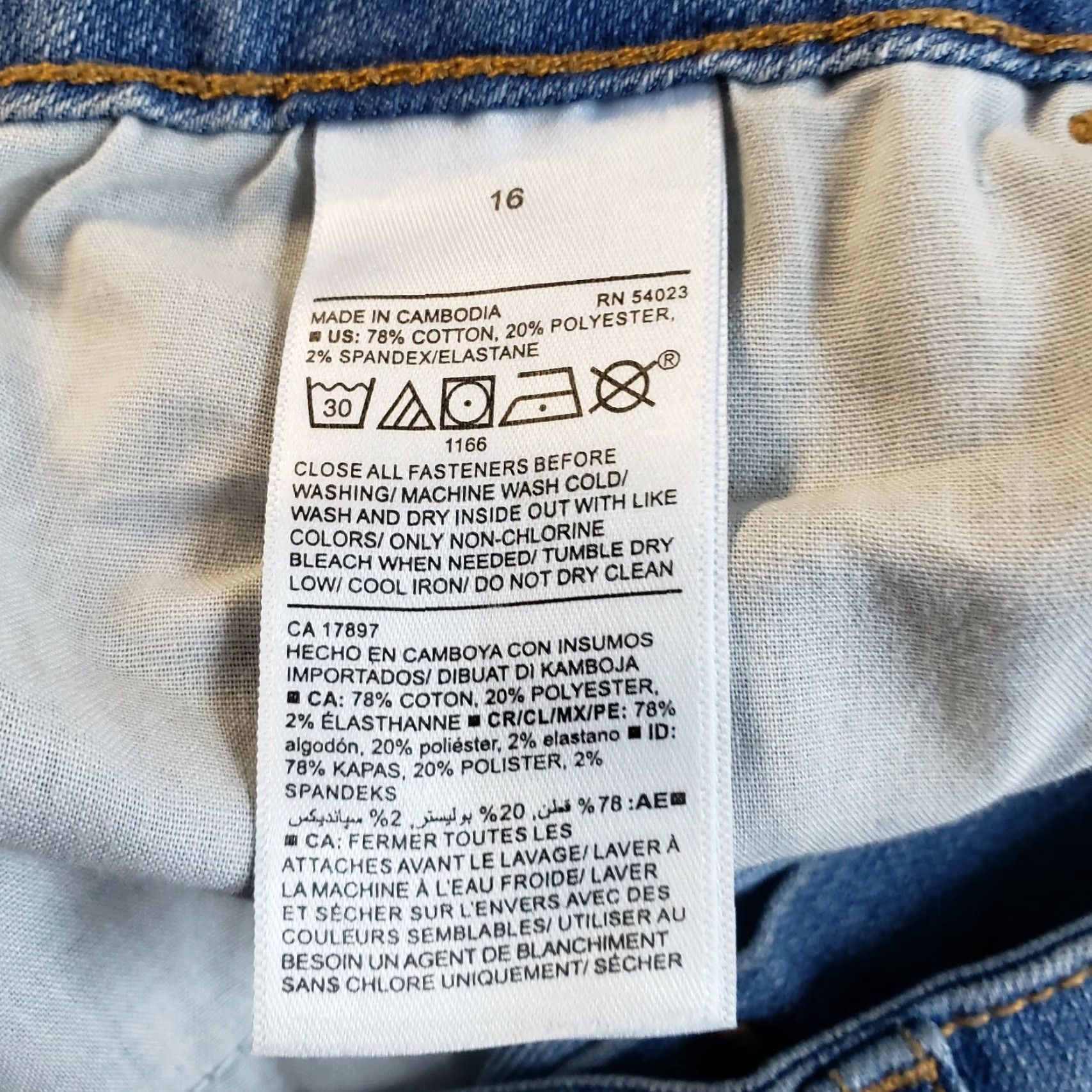 Old Navy Old Navy Womens Super Skinny Jeans Sz 16 Blue Light Wash High Rise - Jeans - 16 - Blue - Skinny - Womens Size 38" / US 16 / IT 52 - 7 Thumbnail