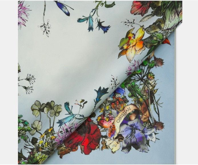 Dior o1w1db10325 Size: OS / 15MI Square Scarf in Multicolor Size ONE SIZE - 4 Thumbnail