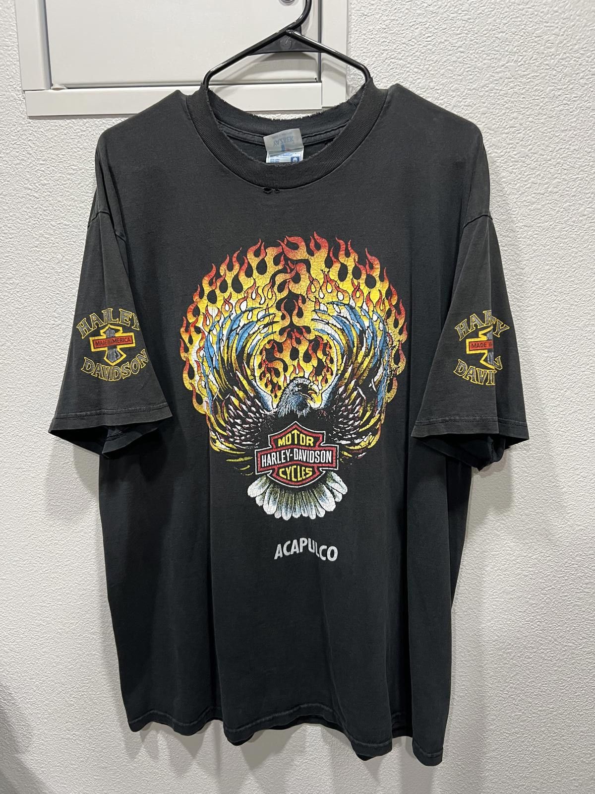 Harley Davidson Y2K Harley Davidson Acapulo Tee Size US XL / EU 56 / 4 - 1 Thumbnail