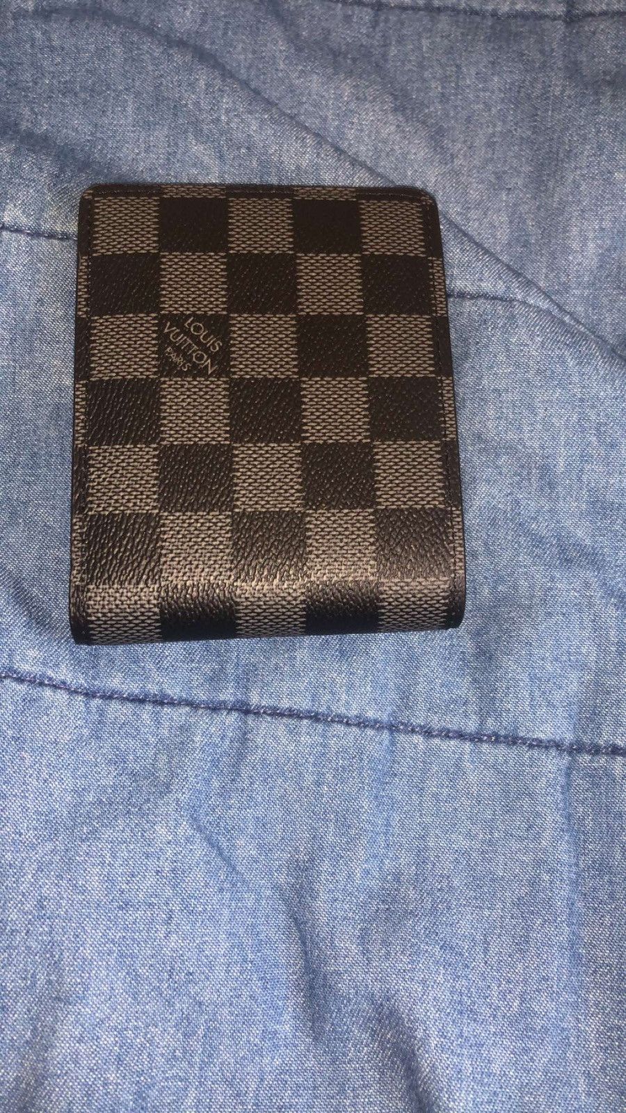 image of Louis Vuitton Black Lv Wallet, Men's