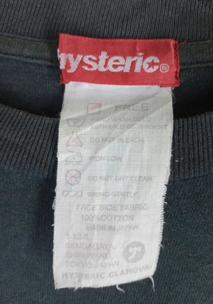 Hysteric Glamour Rare Vintage Hysteric Glamour Long Sleeve T-shirt Size US S / EU 44-46 / 1 - 5 Thumbnail