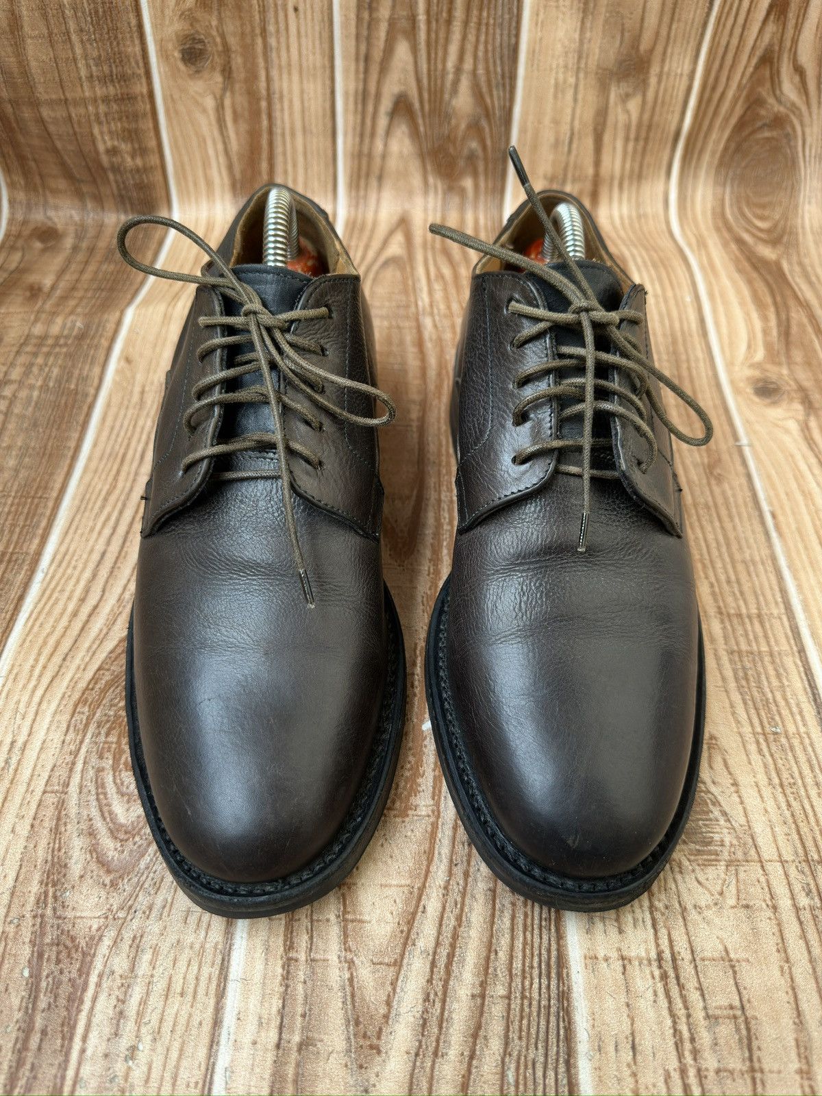 Viberg Viberg Dark Brown Derby Boots. Size US 7 / EU 40 - 1 Thumbnail