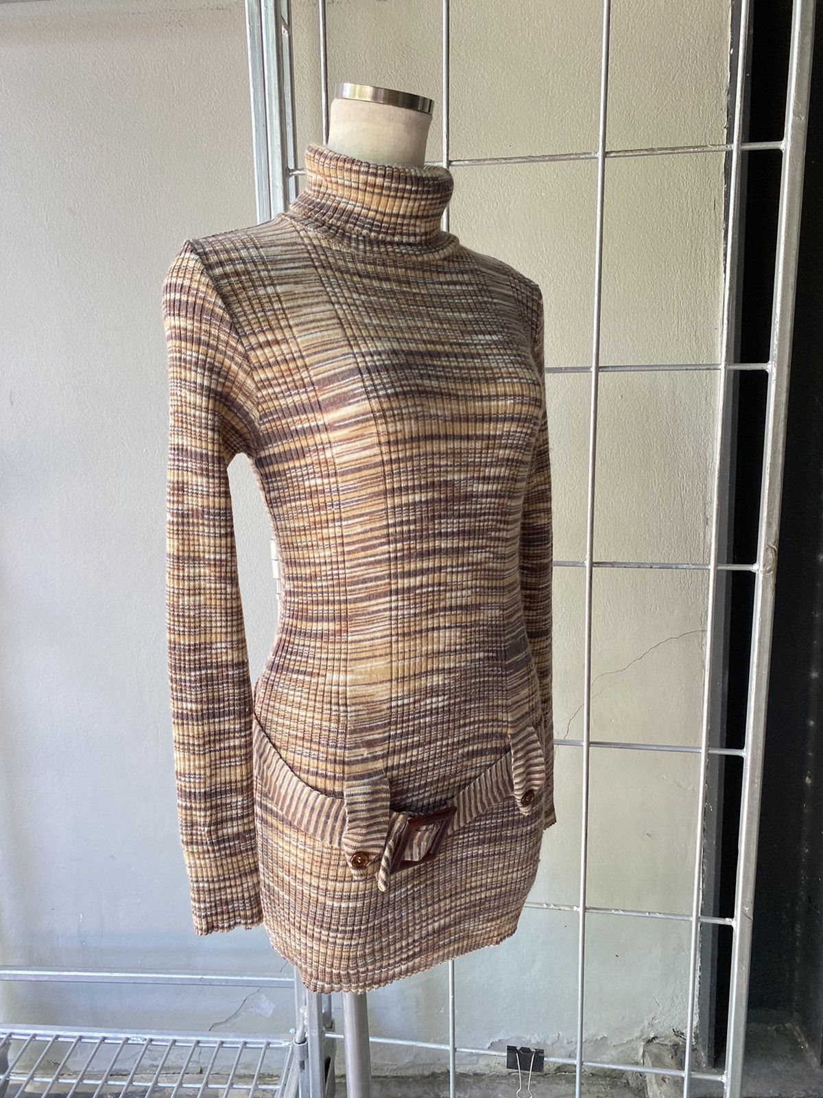 Morgan Homme Morgan Y2K multicolor knitted dress Size S / US 4 / IT 40 - 2 Thumbnail
