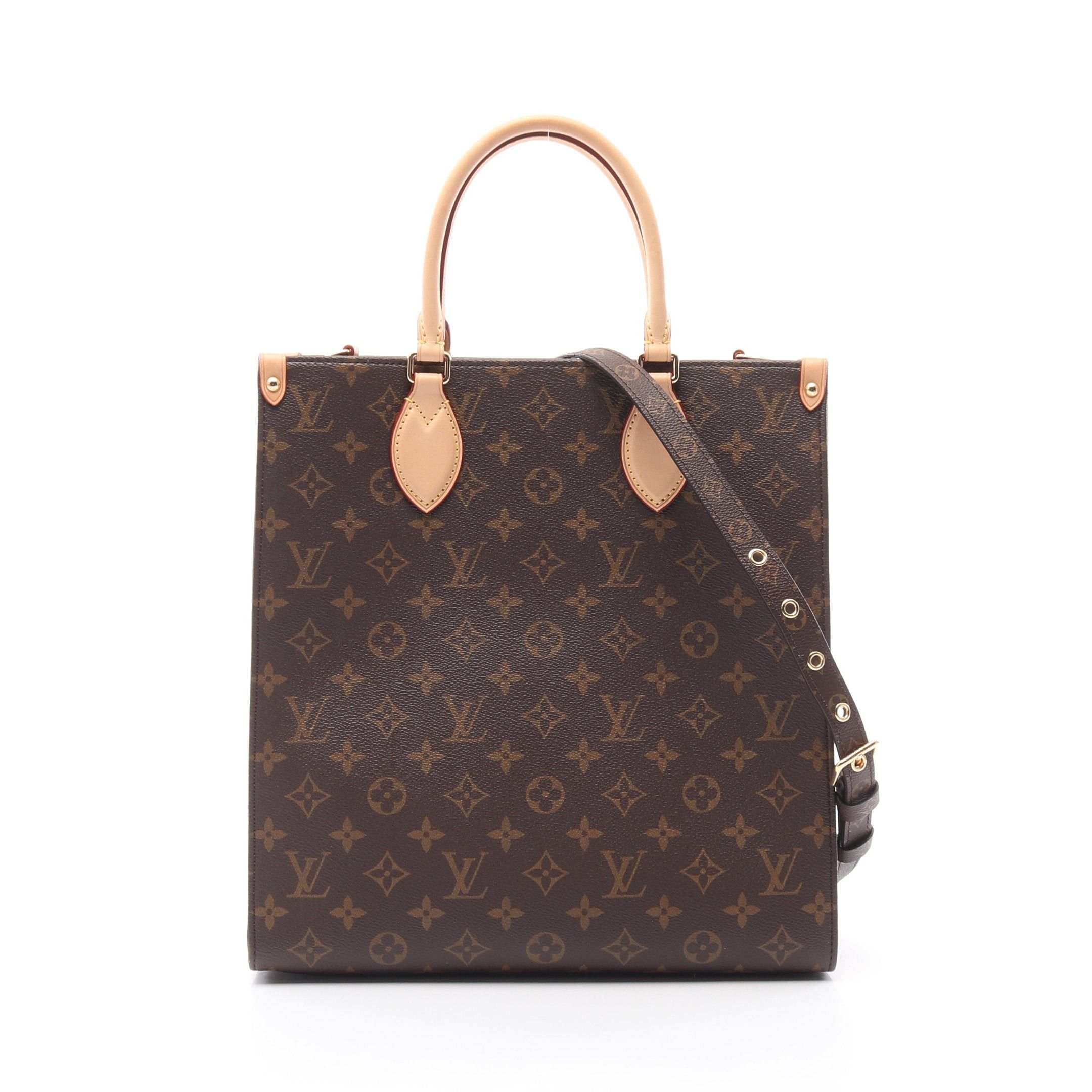 Louis Vuitton Louis Vuitton Sacpla Pm Monogram Handbag Tote Bag Leather Brown Size ONE SIZE - 1 Thumbnail
