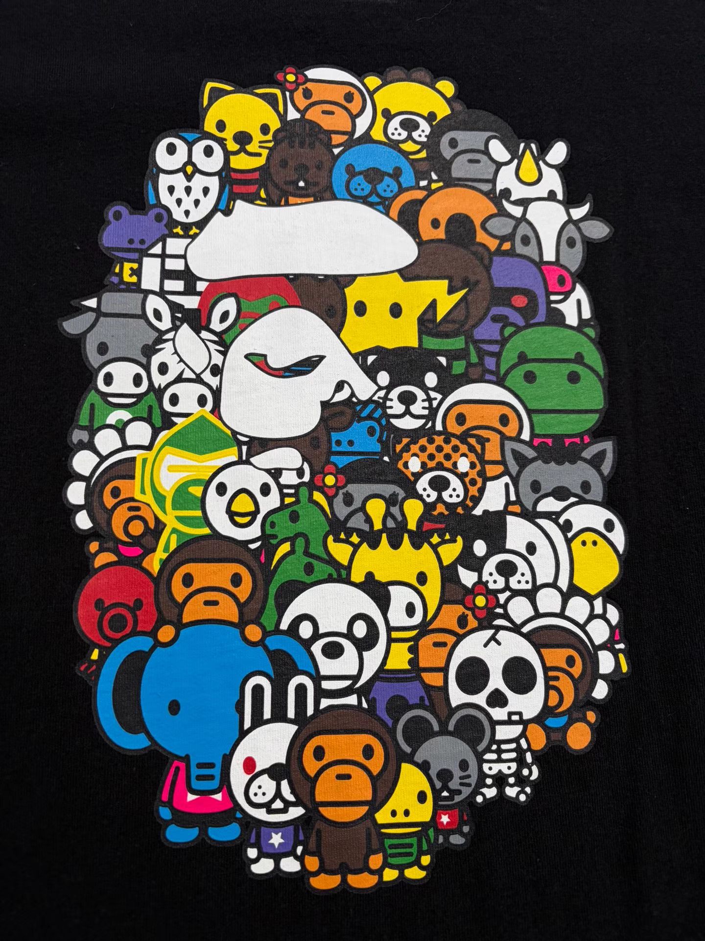 Bape Bape x Sanrio Characters All-Star Print Short Sleeve Tee Size US S / EU 44-46 / 1 - 2 Thumbnail