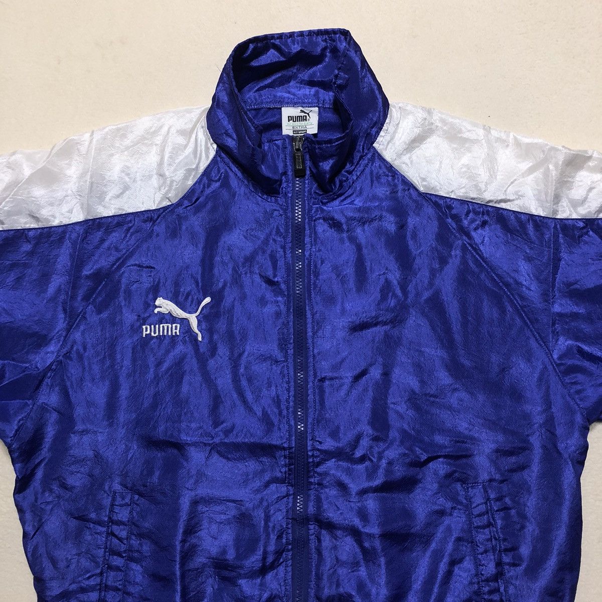 Puma × Vintage PUMA Embroidered Logo Windbreaker Size US M / EU 48-50 / 2 - 1 Thumbnail