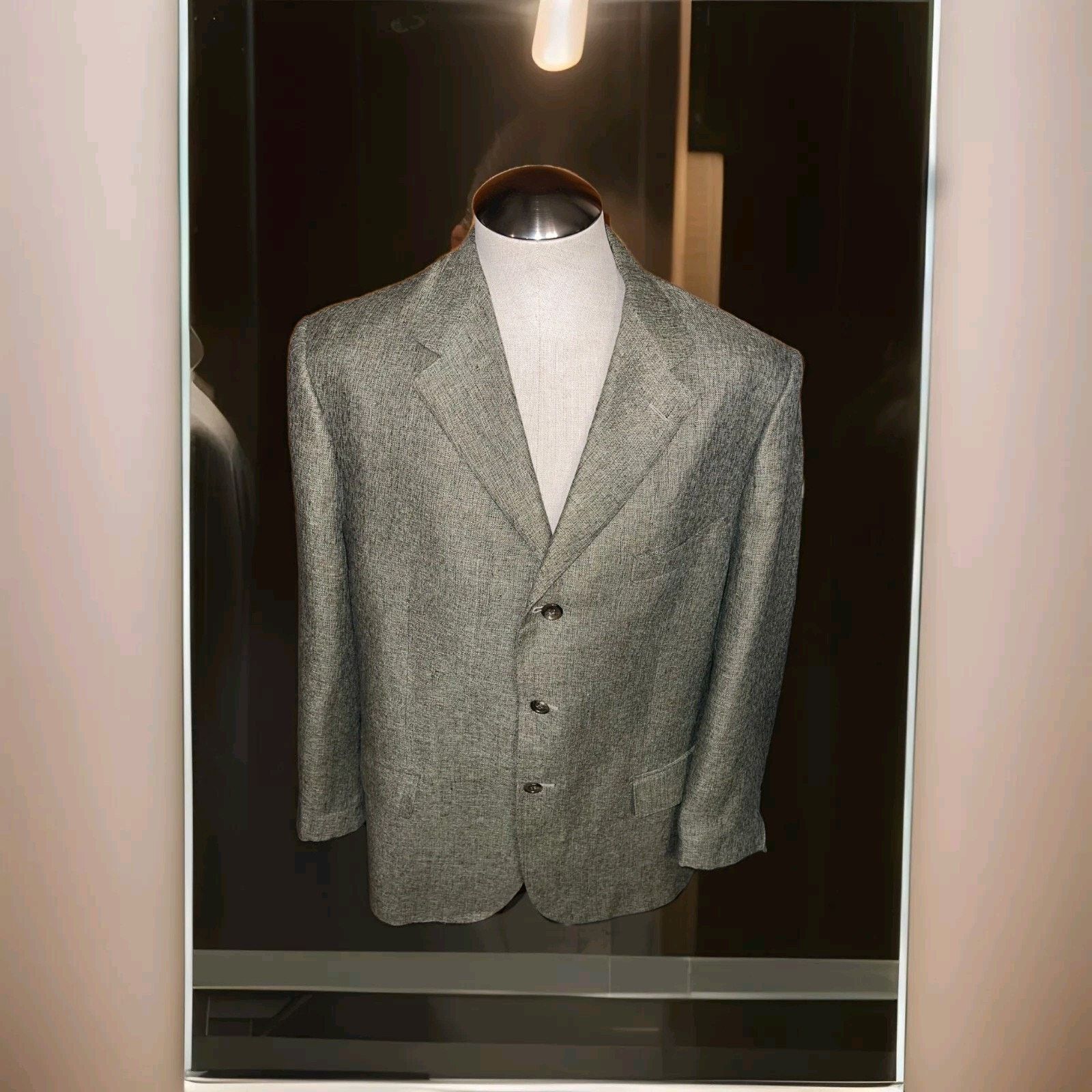 Corneliani Corneliani Italian Light Green sport coat, blazer 48R US Size 48R - 9 Thumbnail