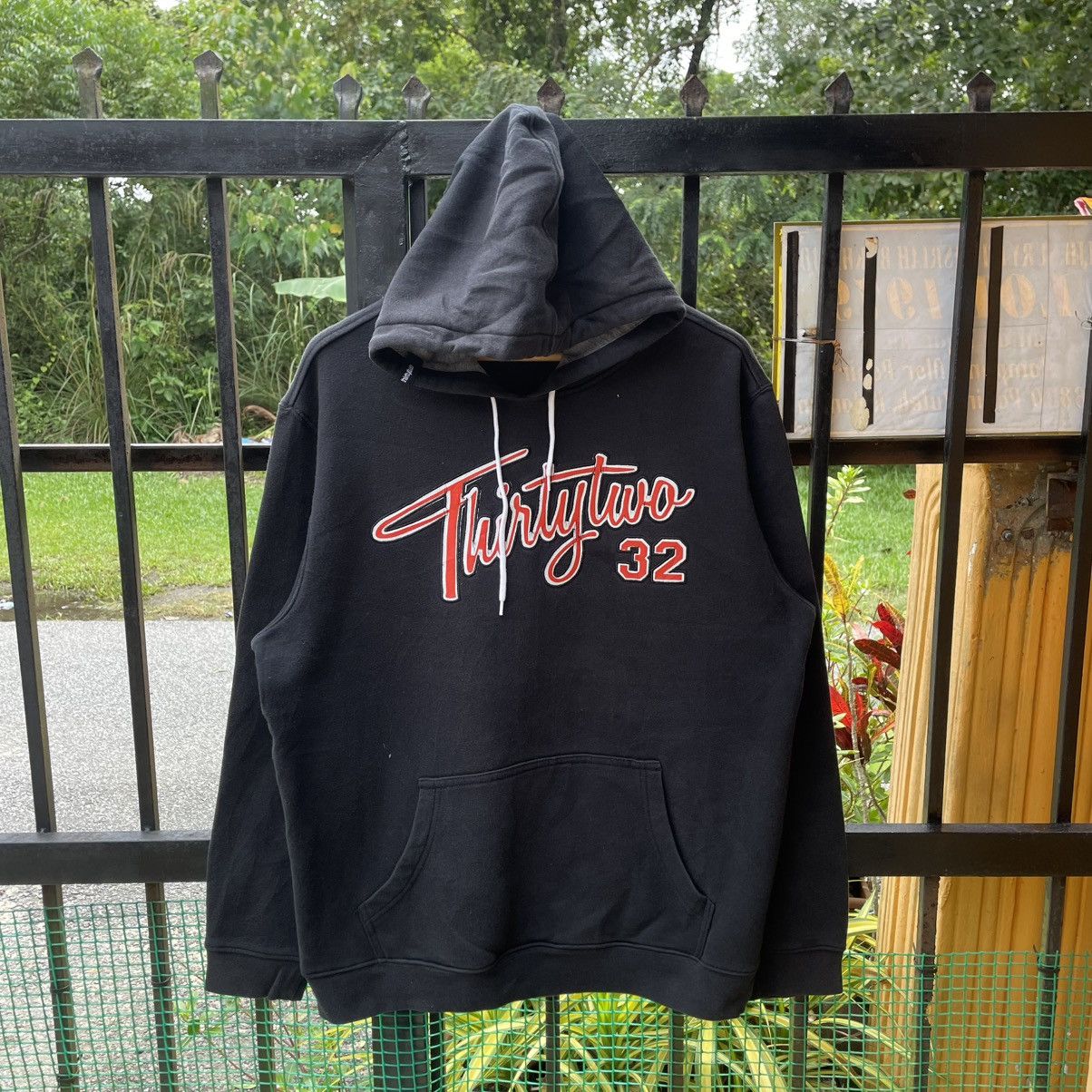 🔥Vintage Thirtytwo 32 Embroidered Spellout Pullover Hoodie