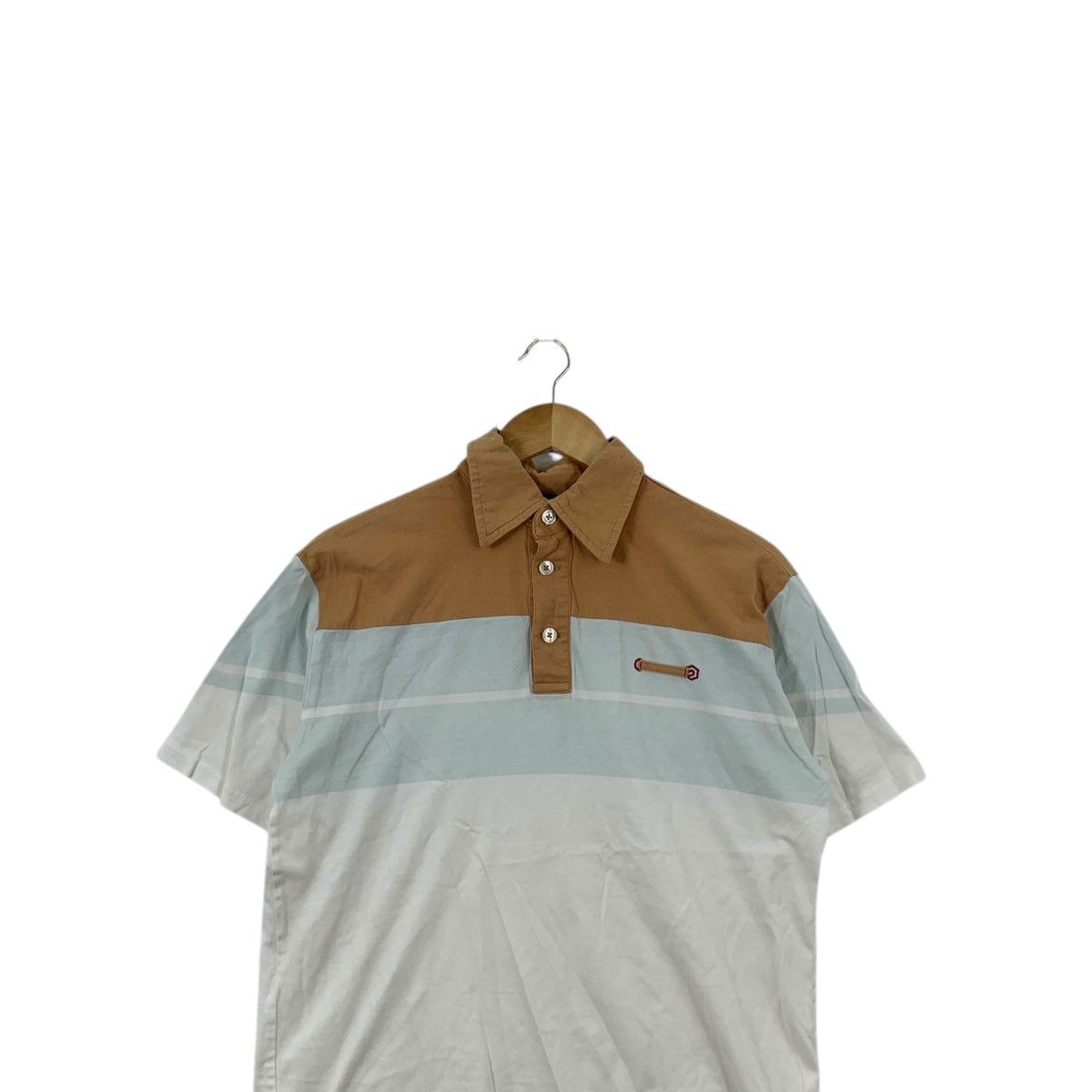 Ocean Pacific Vintage OCEAN PACIFIC OP Surf Hawaii Striped Polo Tee Shirt Size US S / EU 44-46 / 1 - 2 Thumbnail