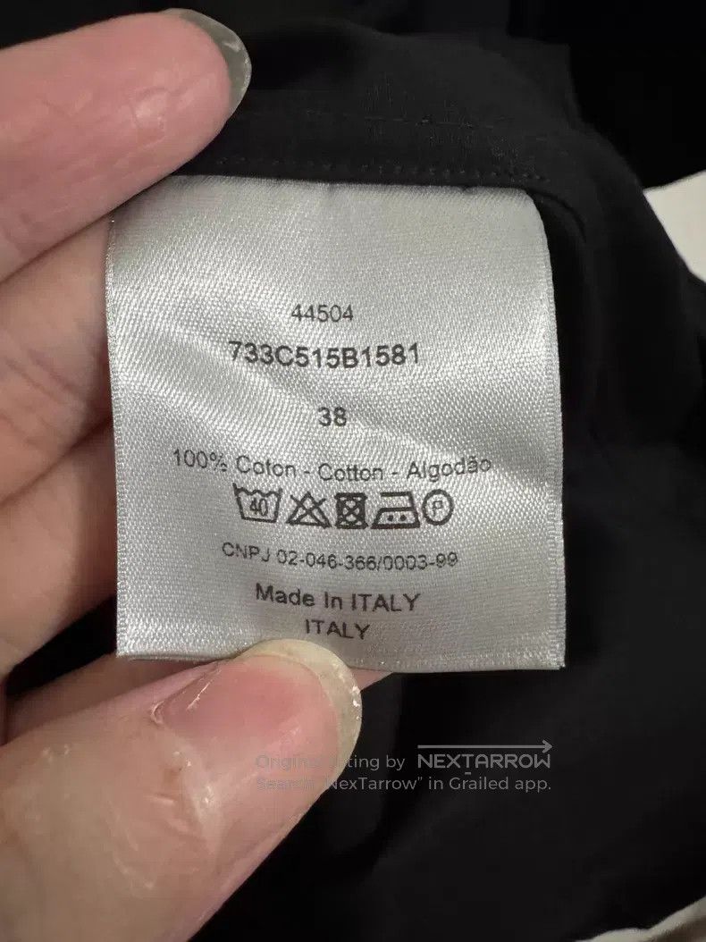 Dior Dior Size 38 Black Samurai Cotton Poplin Little Bee Shirt Size US M / EU 48-50 / 2 - 8 Thumbnail
