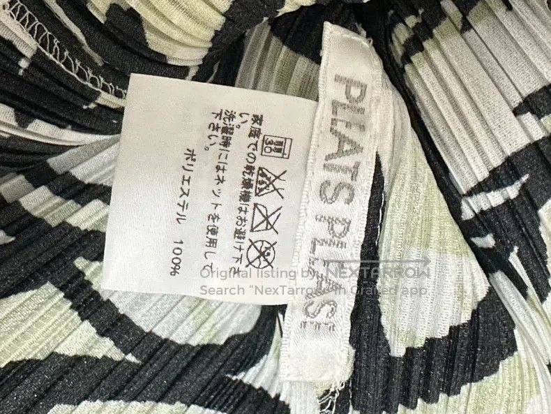 Issey Miyake Issey Miyake Black and White Classic Conch Flower Top Size L / US 10 / IT 46 - 4 Thumbnail