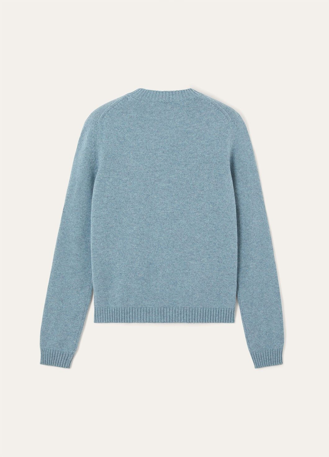 Loro Piana o1w1db10825 FAO5162 Parksville Crewneck Sweater Light Blue Size L / US 10 / IT 46 - 2 Thumbnail