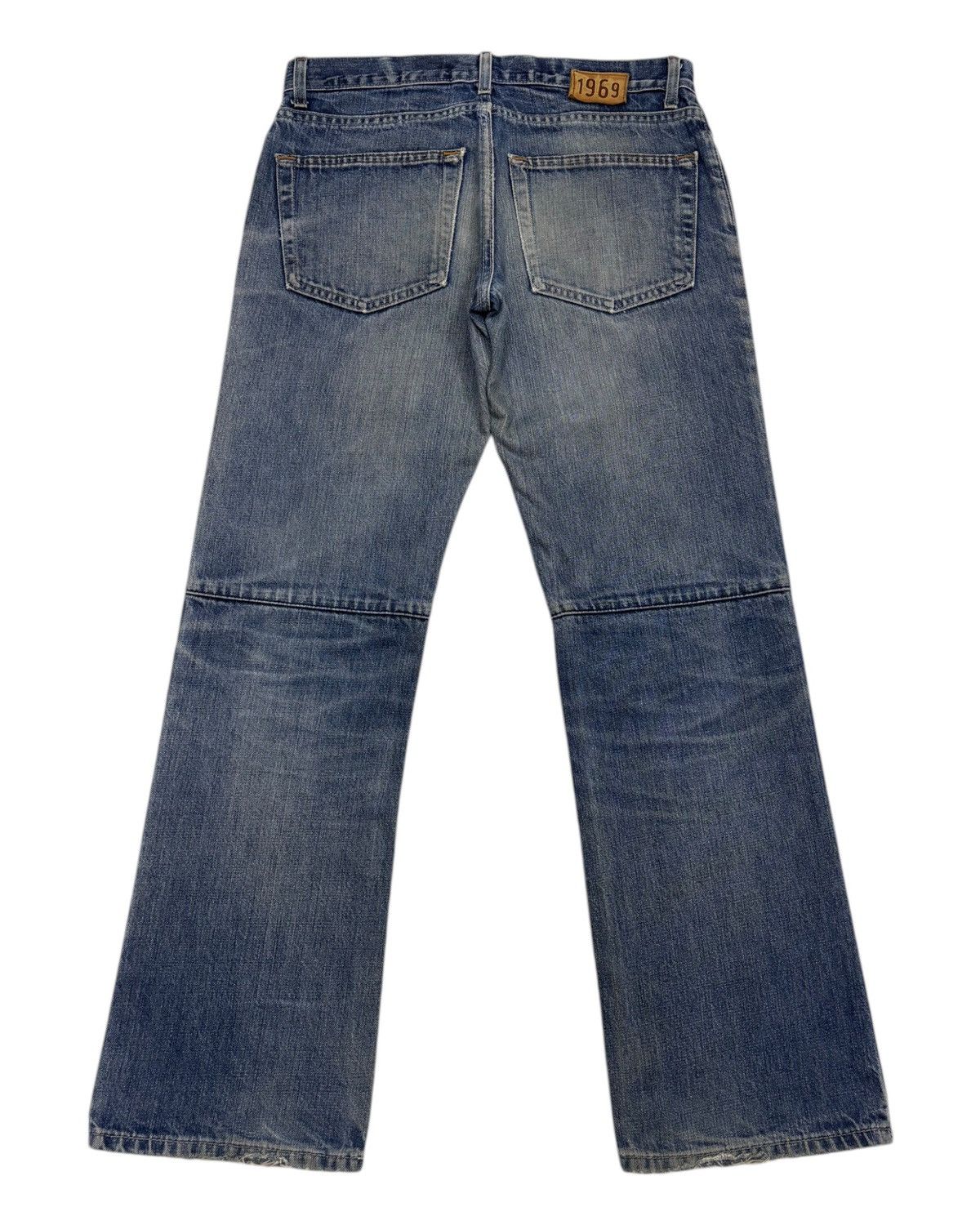If Six Was Nine × Japanese Brand × Le Grande Bleu (L.G.B.) GAP PIECED LEG LOW RISE DENIM JEANS Size US 32 / EU 48 - 2 Thumbnail