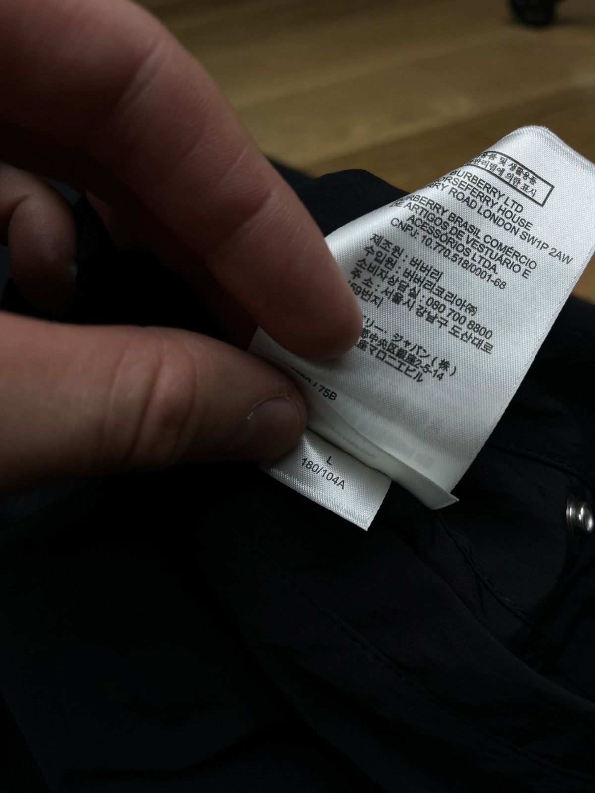 Burberry Burberry Reversible Jacket – Check / Black – Size Large Size US L / EU 52-54 / 3 - 10 Thumbnail