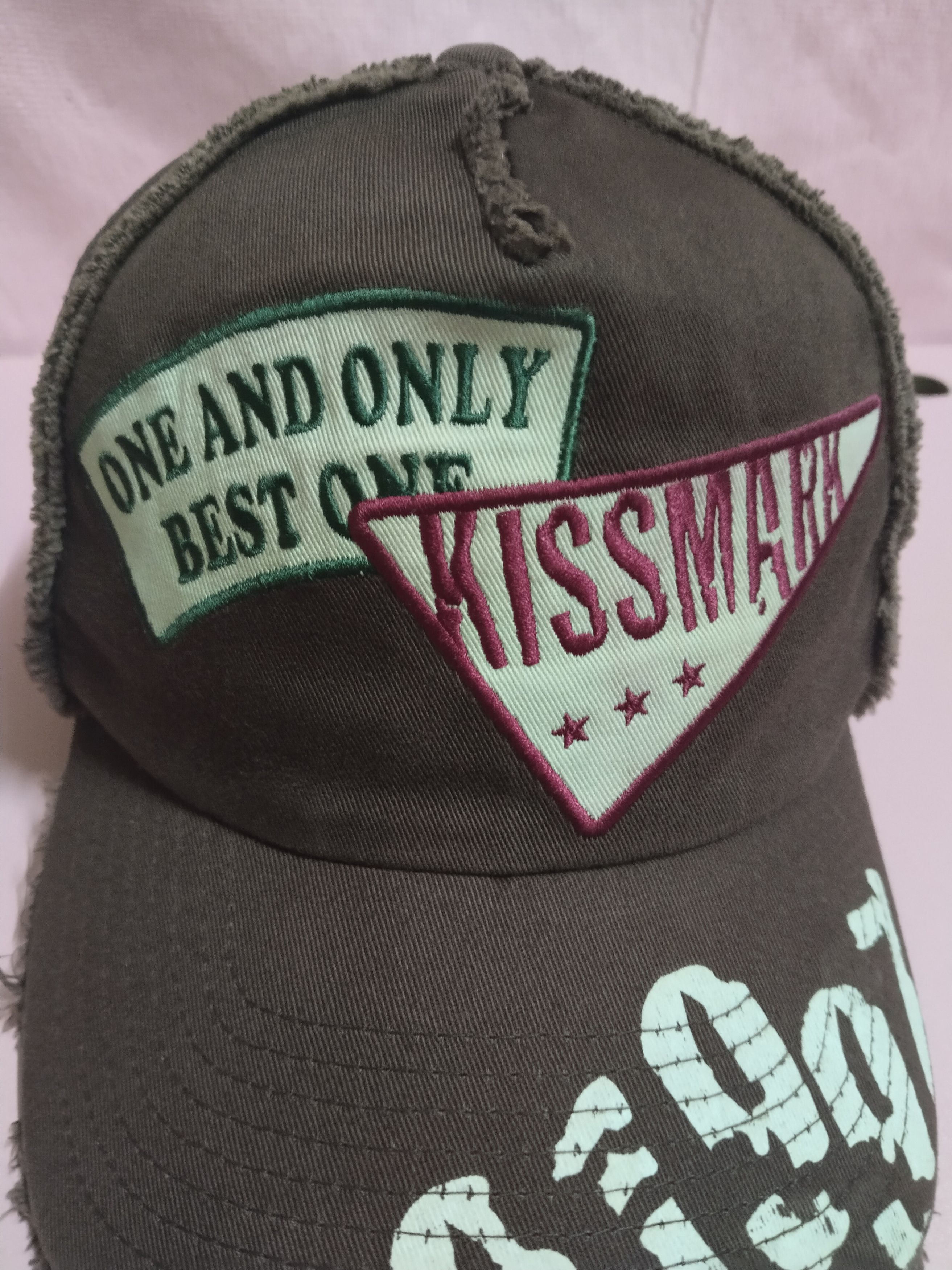 Japanese Brand VINTAGE THE BEST KISSMARK DISTRESSED TRUCKER HAT Size ONE SIZE - 2 Thumbnail
