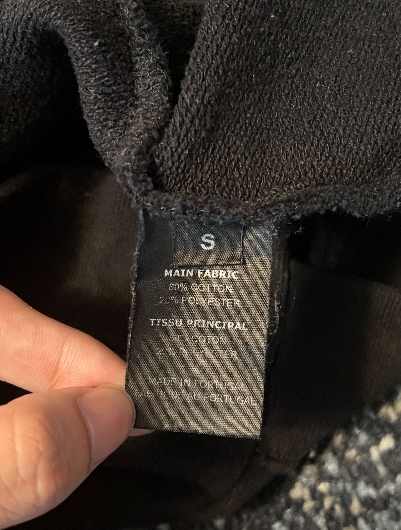 Vetements Vetements FW18 Black Antwerpen Split Hoodie Size US S / EU 44-46 / 1 - 6 Thumbnail