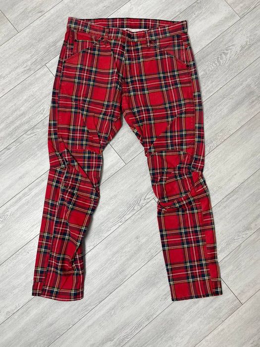 G star hot sale tartan pants