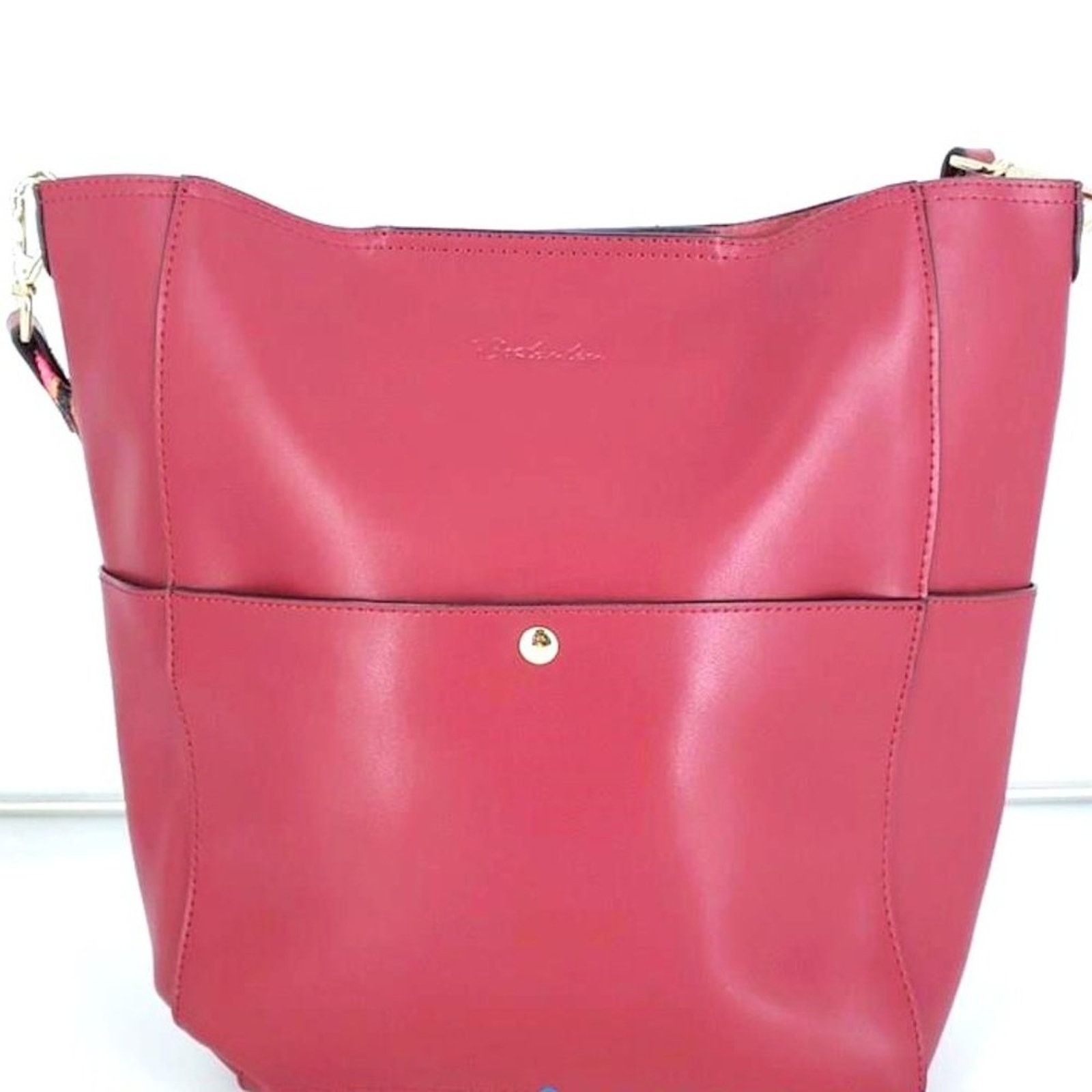 Designer Bostanten Lotty Leather Hobo Bucket Tote Bag Size ONE SIZE - 12 Thumbnail