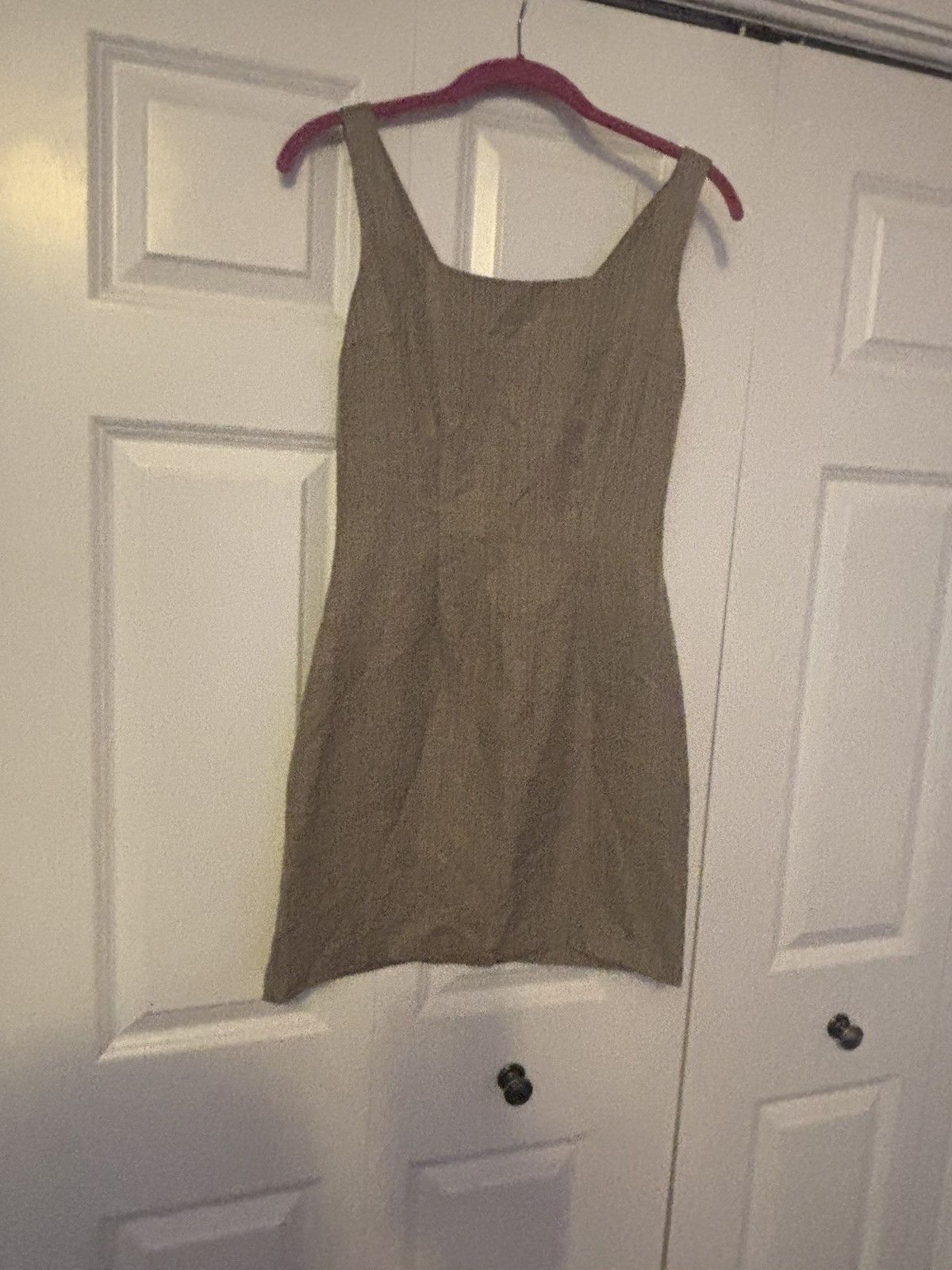 Vintage Vintage Retro Style Linen fitted Mini Dress Size Small Size S / US 4 / IT 40 - 3 Thumbnail