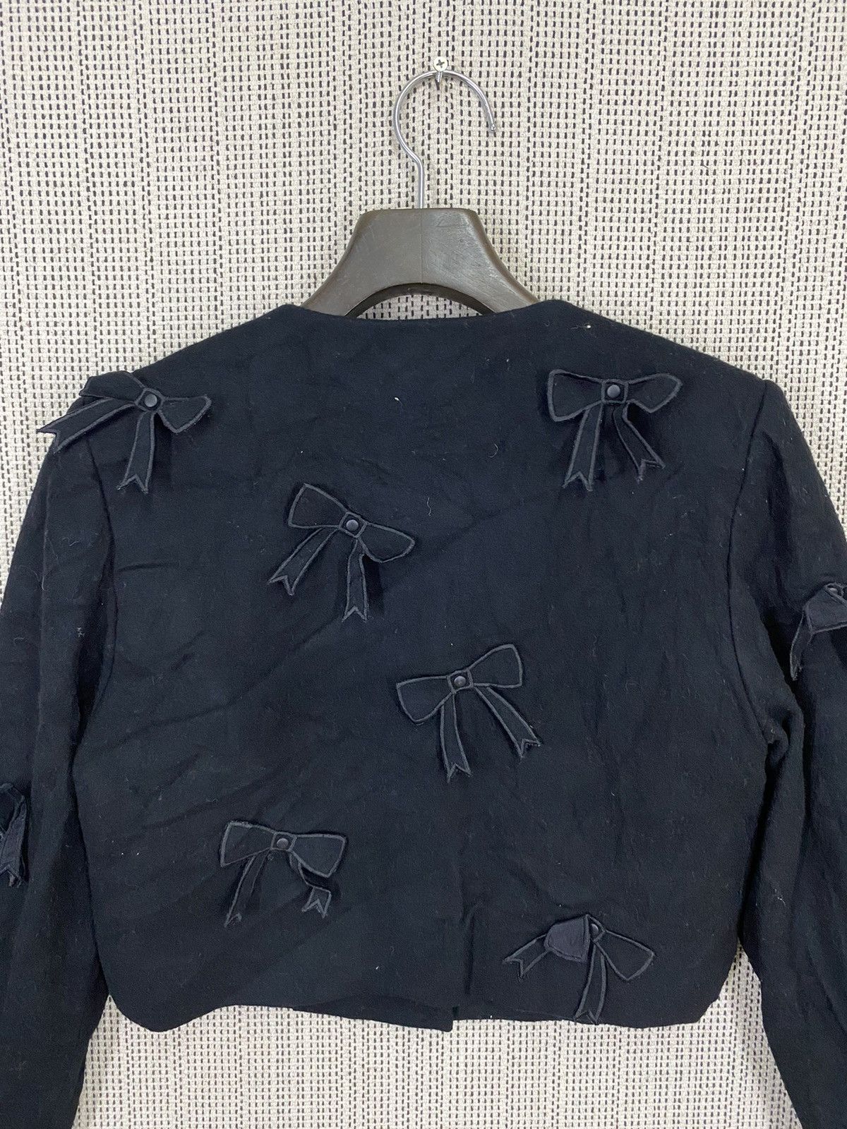 Designer × Issey Miyake Issey miyake wool crop jacket flower design very rare Size S / US 4 / IT 40 - 10 Thumbnail