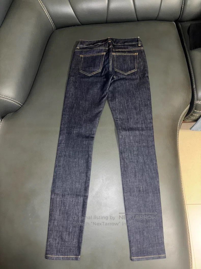 Saint Laurent Paris Saint Laurent Paris Bright Blue Basic Denim Jeans Size US 26 / EU 42 - 2 Thumbnail