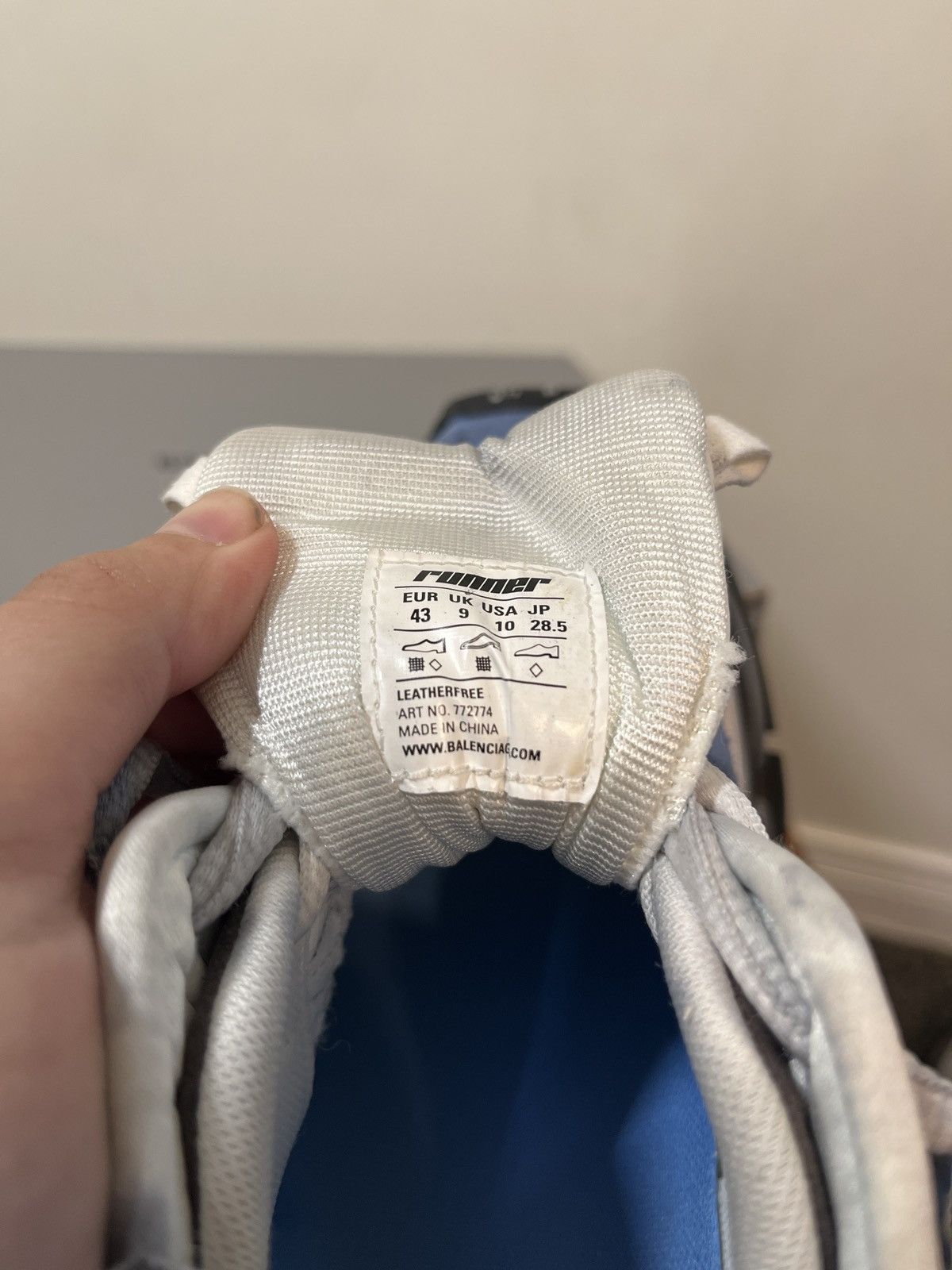 Balenciaga Runners in Blue/Black/White Size US 10 / EU 43 - 6 Thumbnail