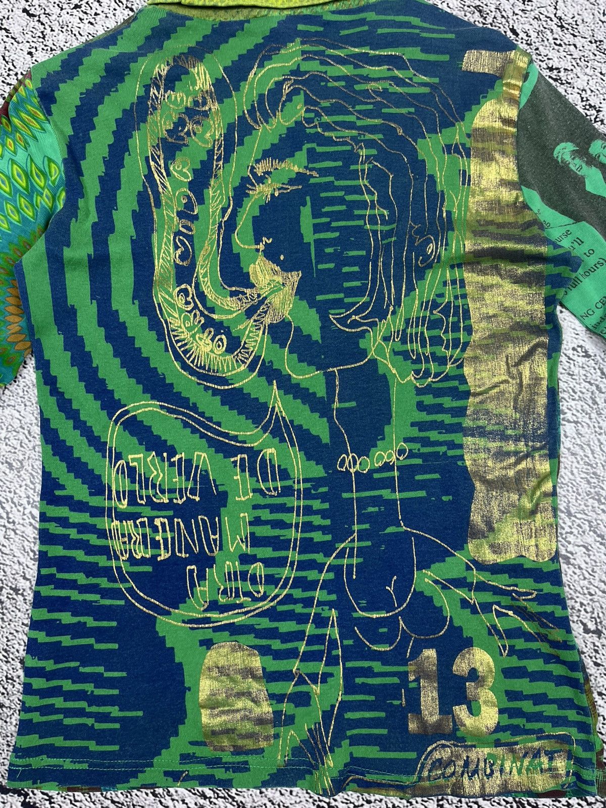 Desigual Vintage Gaultier Style Desigual printed turtleneck size M Size M / US 6-8 / IT 42-44 - 9 Thumbnail