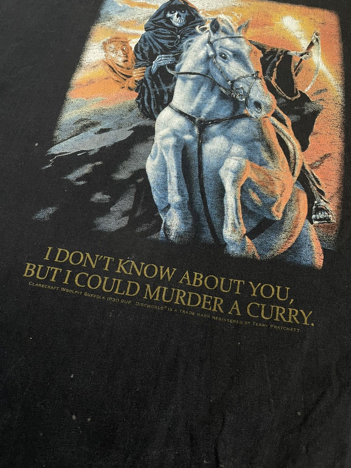 Band Tees × Vintage Vintage 90s Discworld By Terry Pratchett Tee Series Book Y2k Size US XL / EU 56 / 4 - 5 Thumbnail