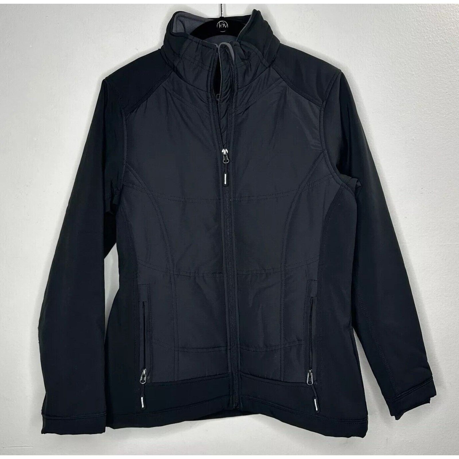 North End North End Sports Weather Tech Black High Collar Jacket S Size S / US 4 / IT 40 - 1 Thumbnail