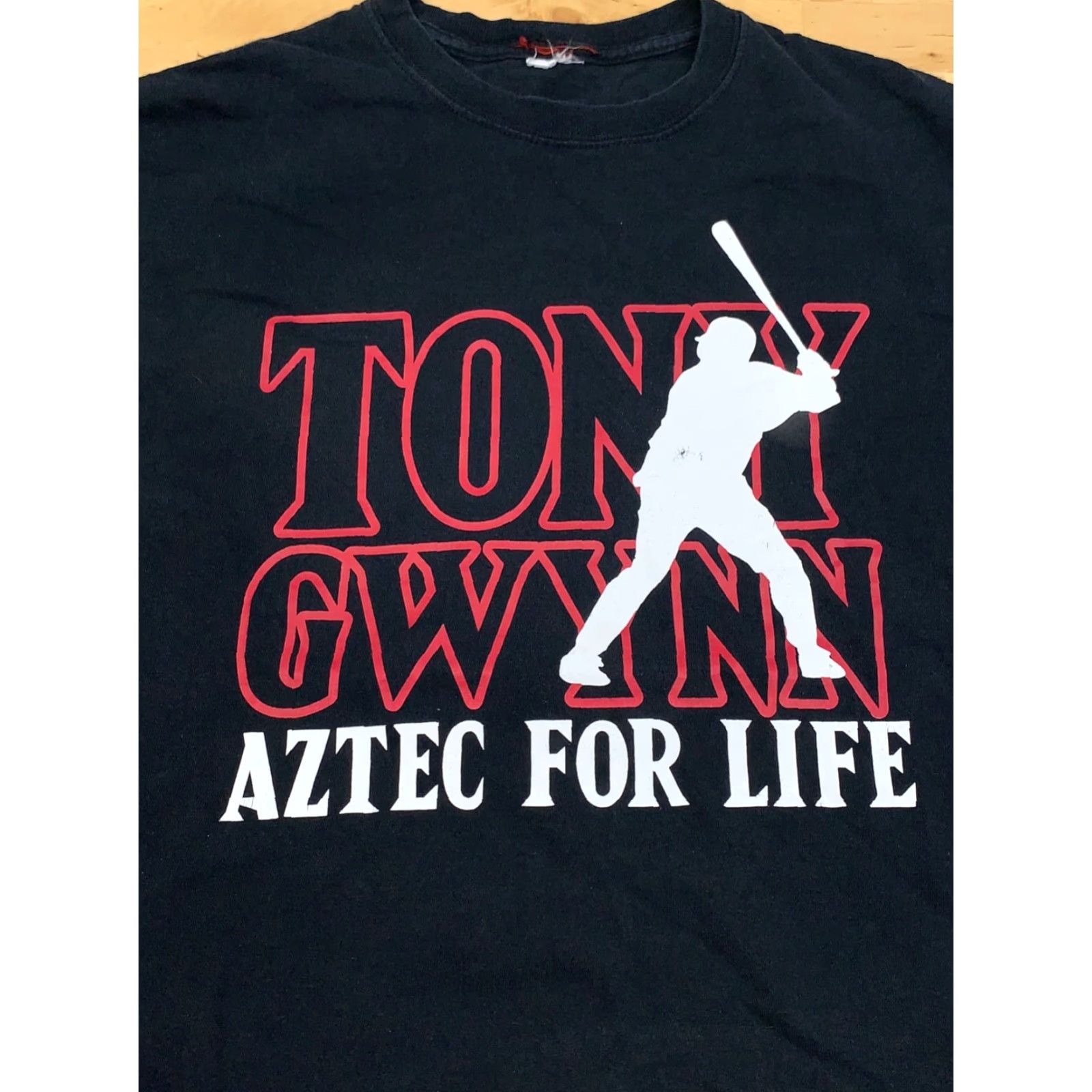 Alife VINTAGE San Diego Tony Gwynn Shirt Mens S Black Aztec for Life College Baseball 11104 Size US S / EU 44-46 / 1 - 3 Thumbnail