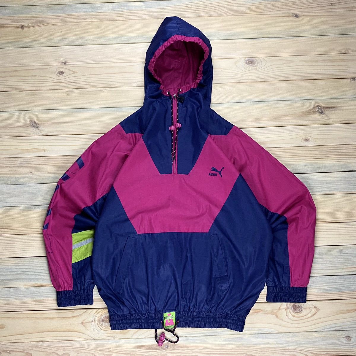 Puma × Vintage ☢️RARE☢️ Puma Vintage Archive Sport Raincoat V System Size US L / EU 52-54 / 3 - 2 Thumbnail