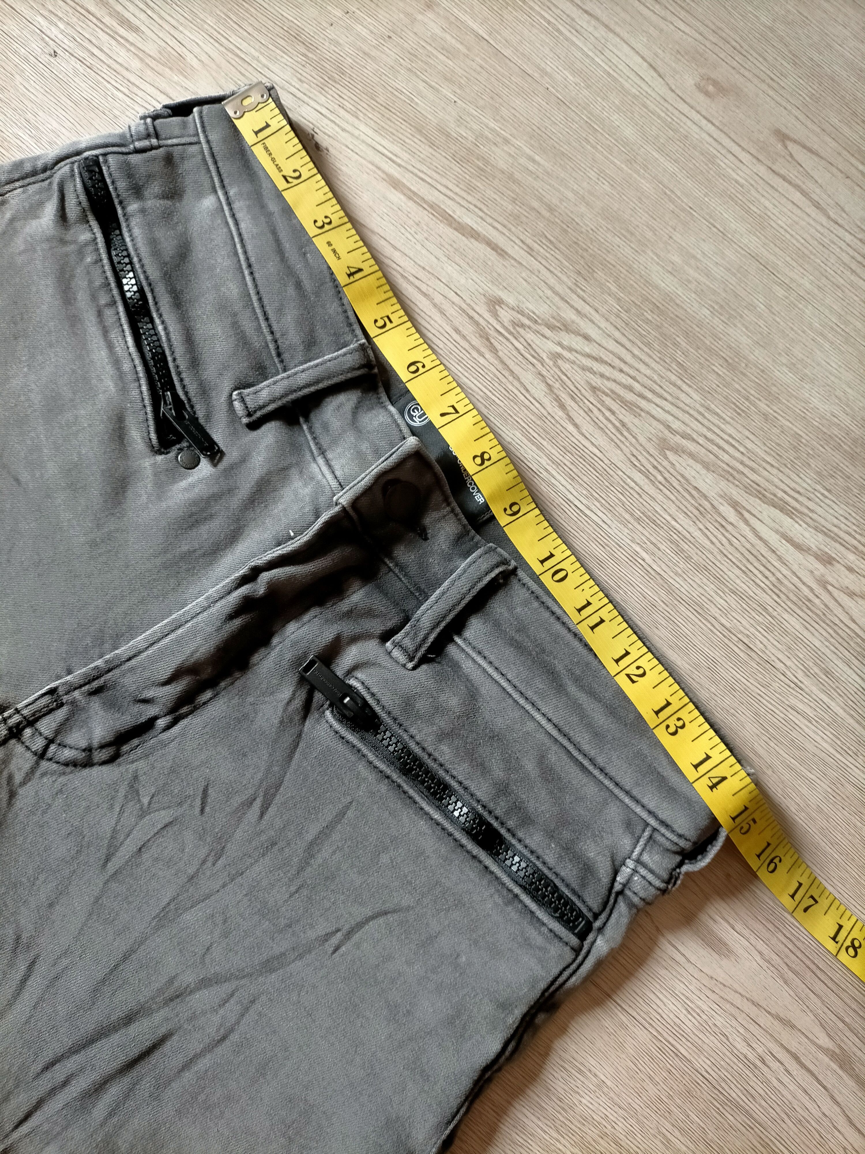GU × Undercover Gu x Undercover Stretch Black Denim Size US 29 - 21 Thumbnail