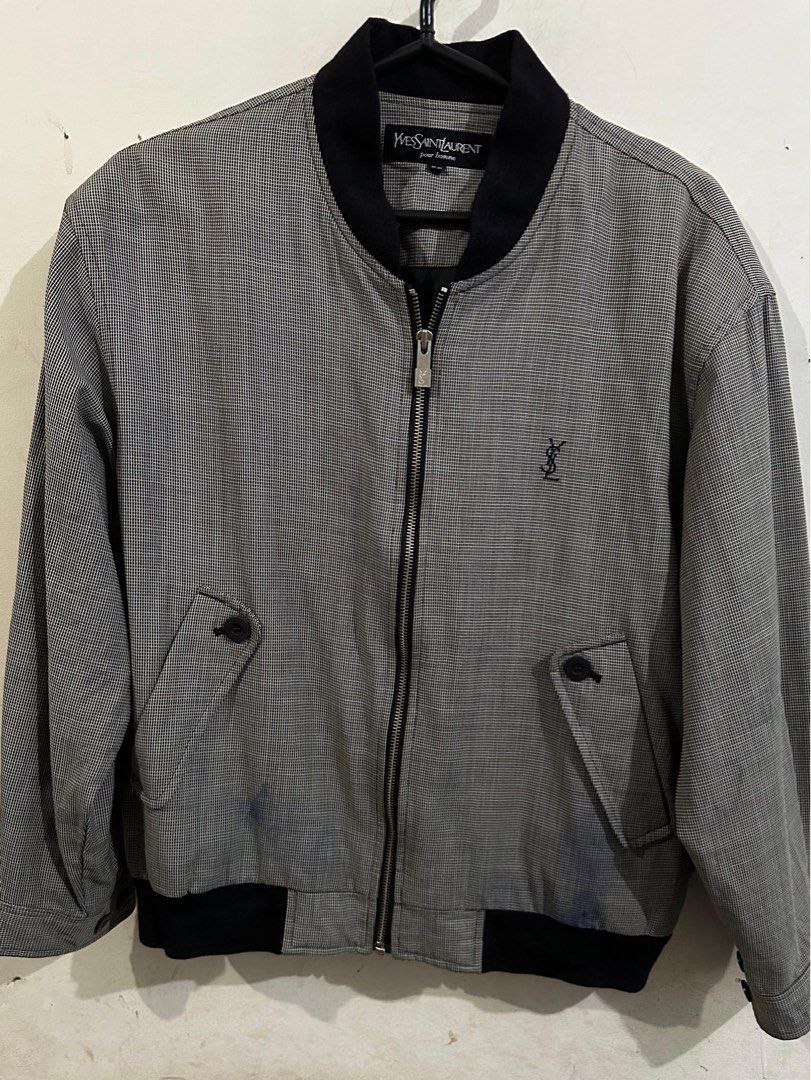 Yves Saint Laurent 👑rare👑vintage YSL jacket cauasl rare design Size US M / EU 48-50 / 2 - 1 Thumbnail
