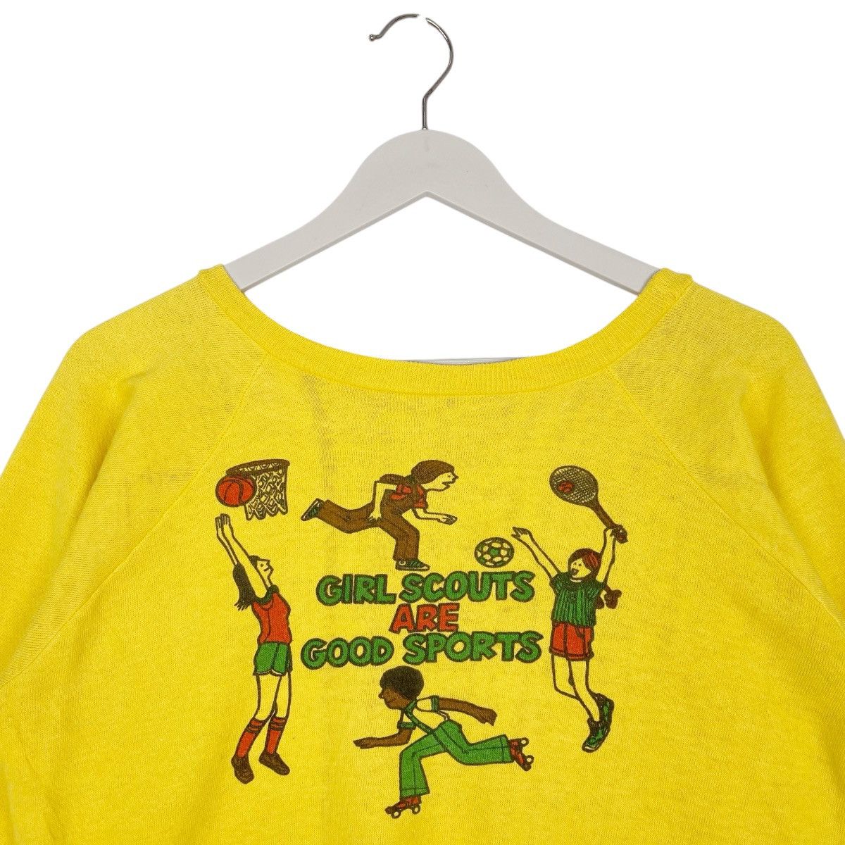 Other Vintage Girl Scout Print Crewneck Sweatshirt Yellow Size M Size M / US 6-8 / IT 42-44 - 4 Thumbnail
